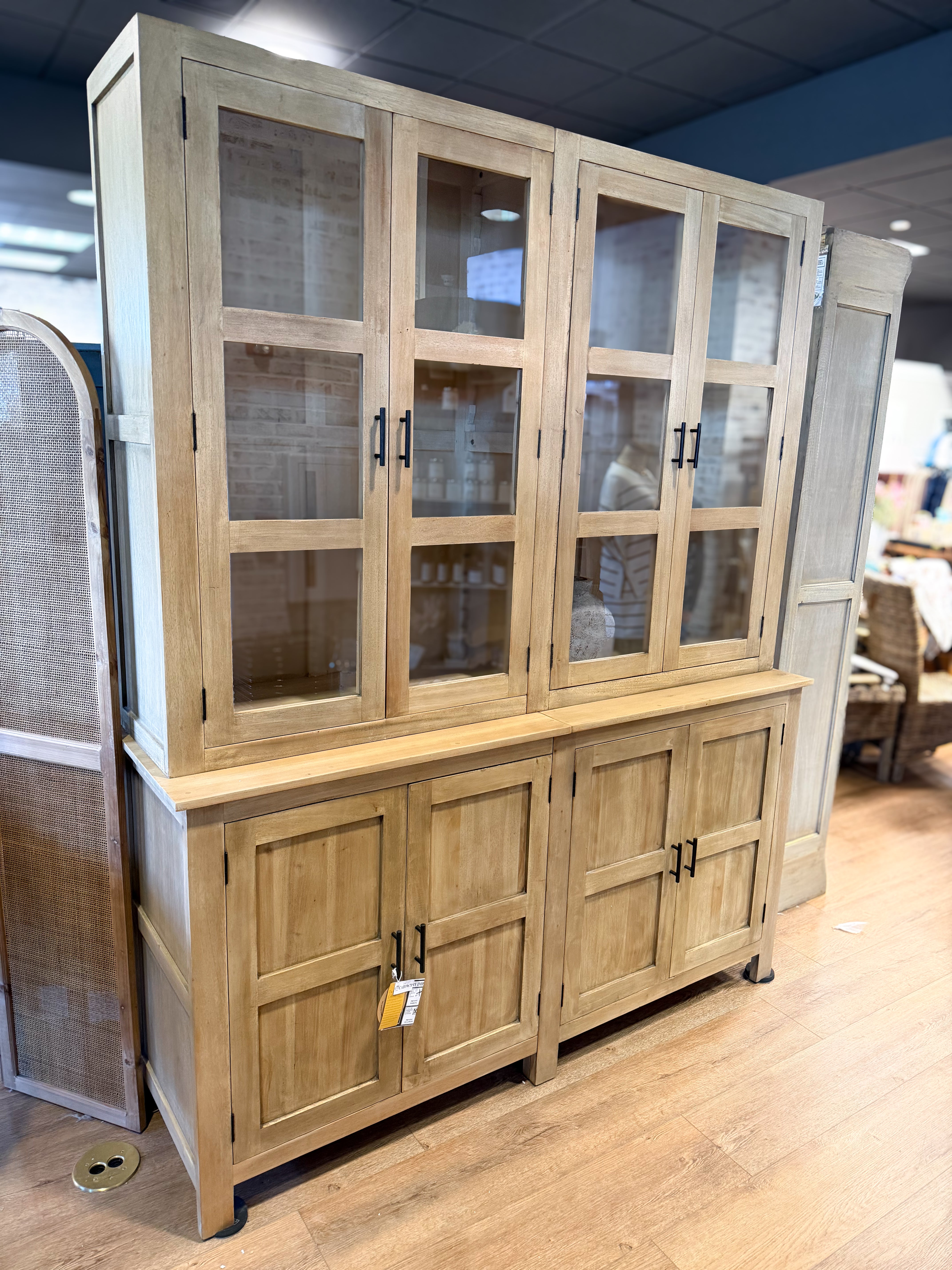 Glass Door Buffet Hutch