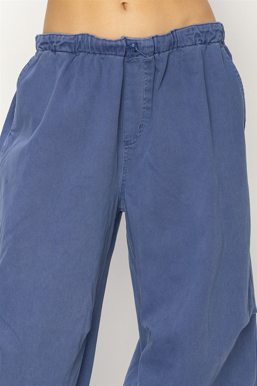 Mid Rise Parachute Pants
