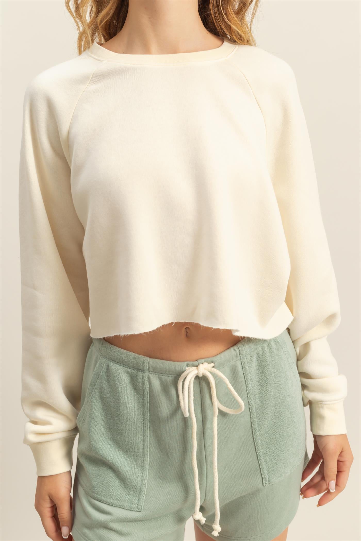 Laid Back Crop Sweatshirt