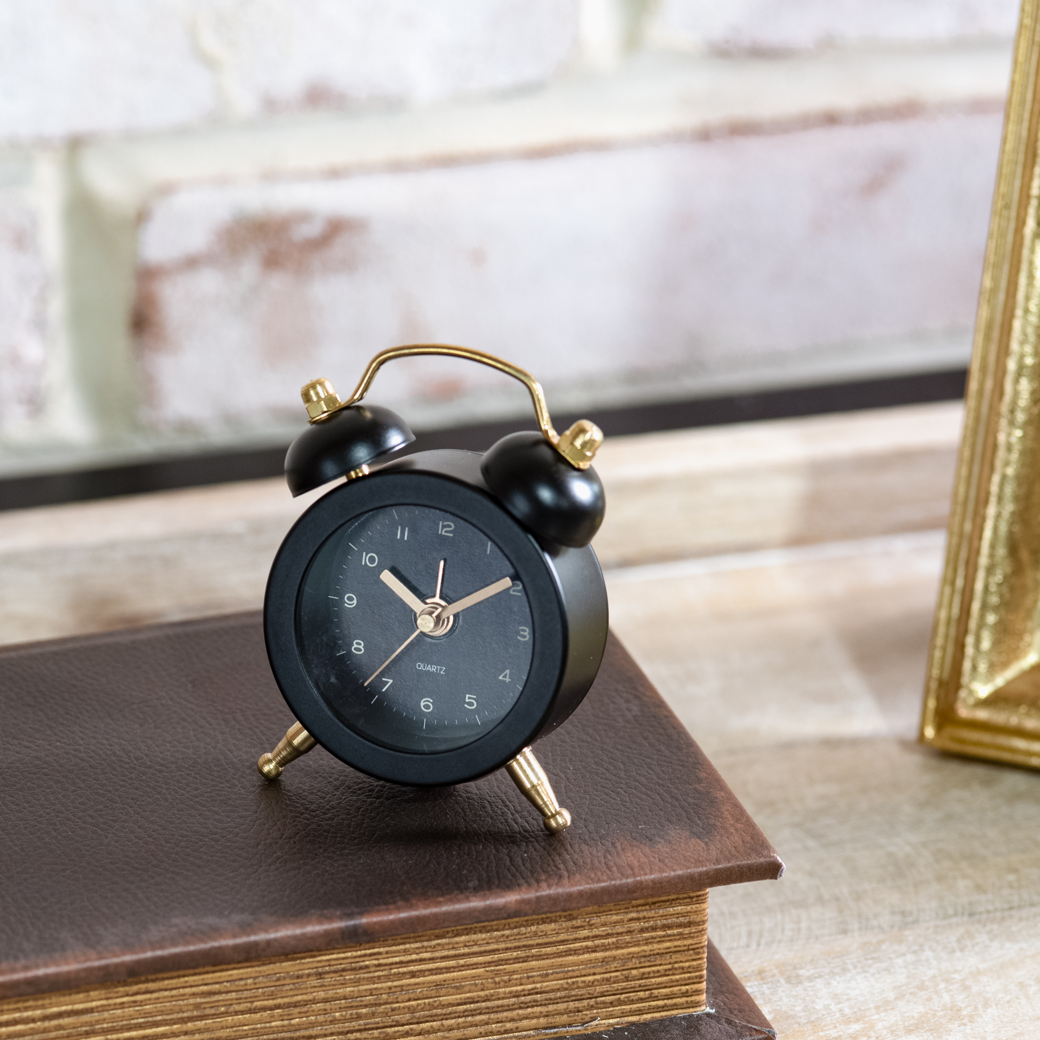 *Inner* Black Mini 2 Bell Alarm Clock