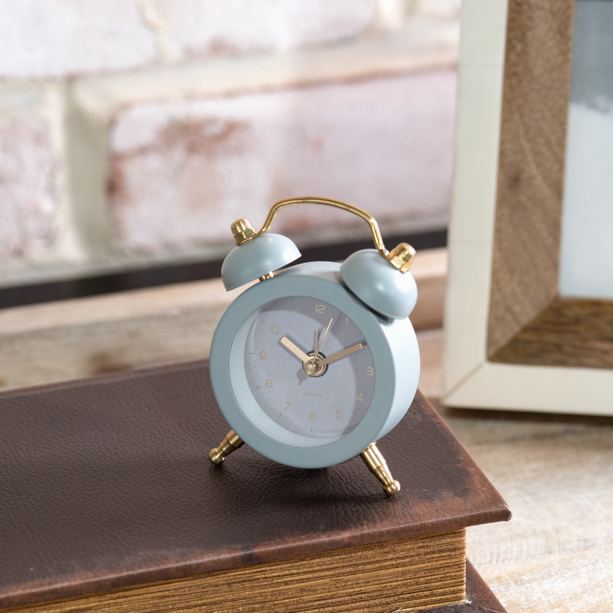 *Inner* Gray Mini 2 Bell Alarm Clock