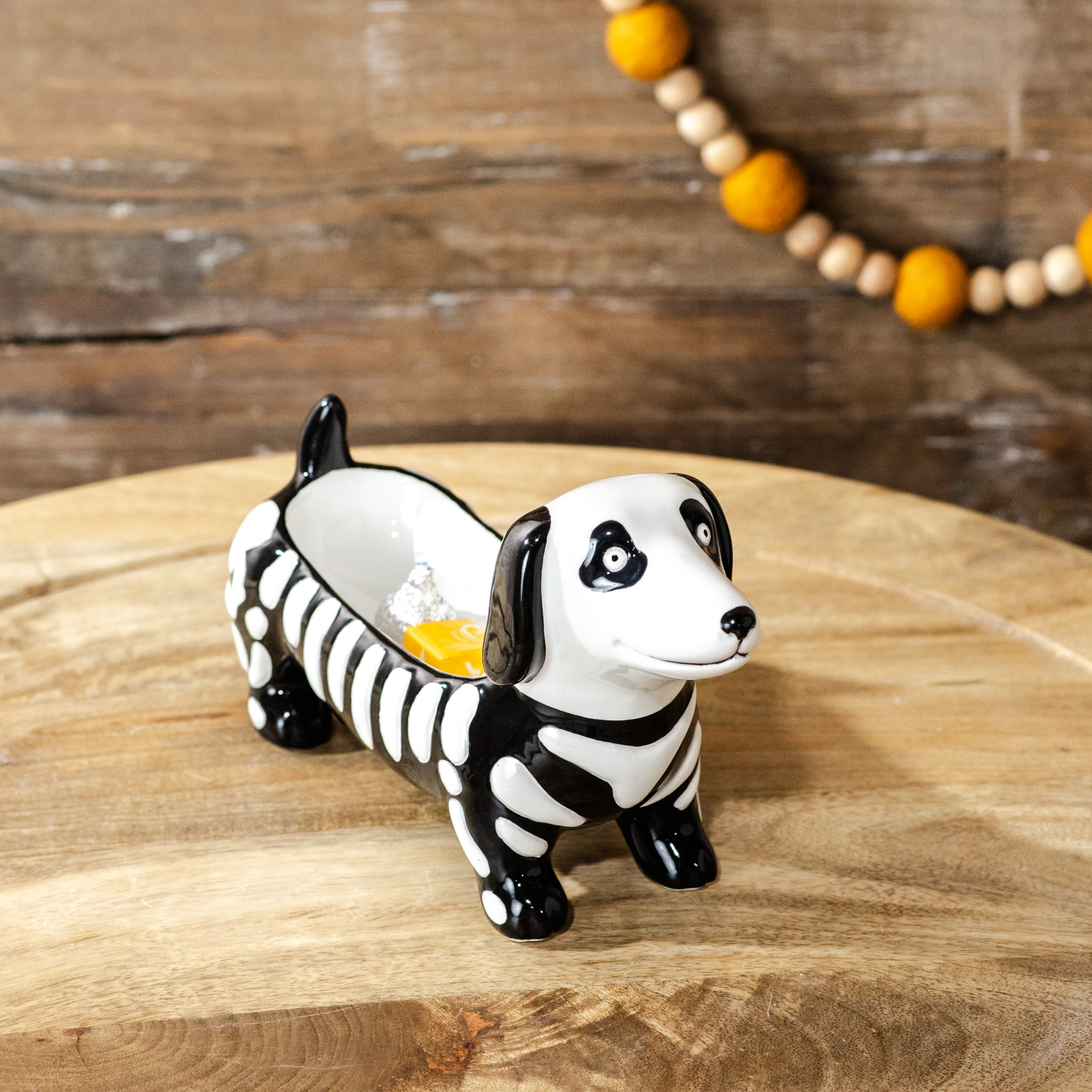 *Inner* Skeleton Weiner Dog Bowl