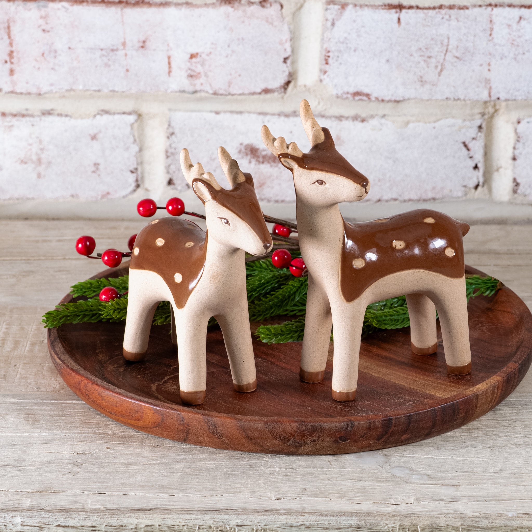 *Inner* 2 Asst. Bge/Brn Small Deer