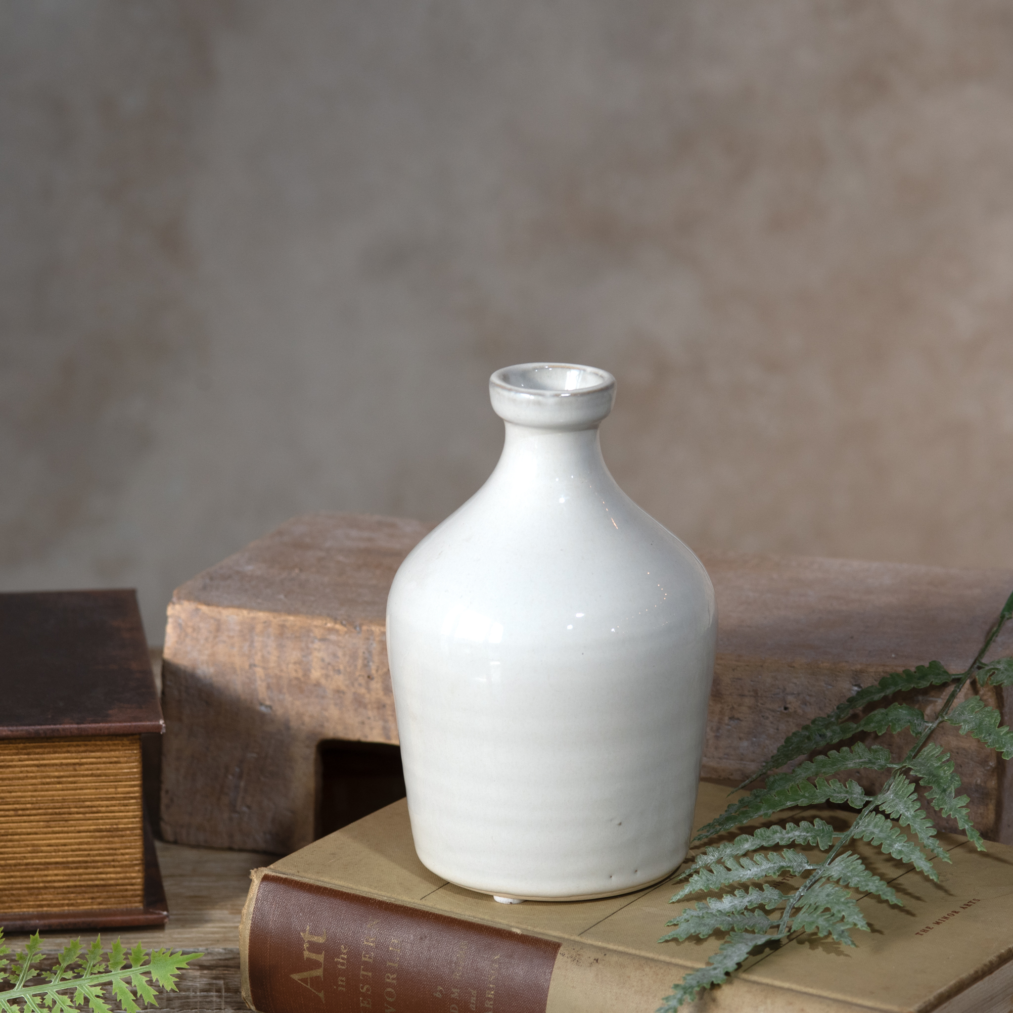 6.3' White Jug Vase