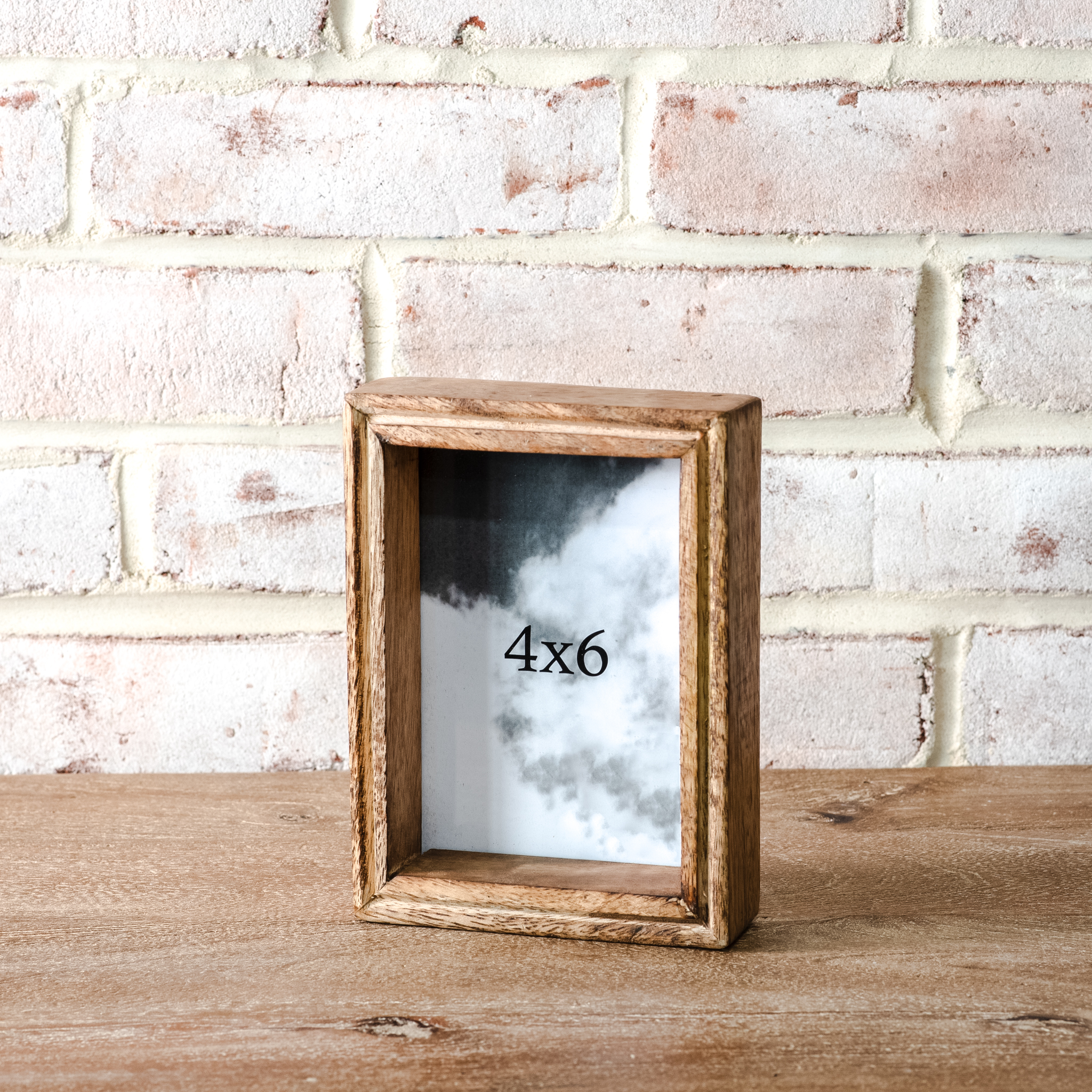 4 X 6 Nat. Wood Photo Frame