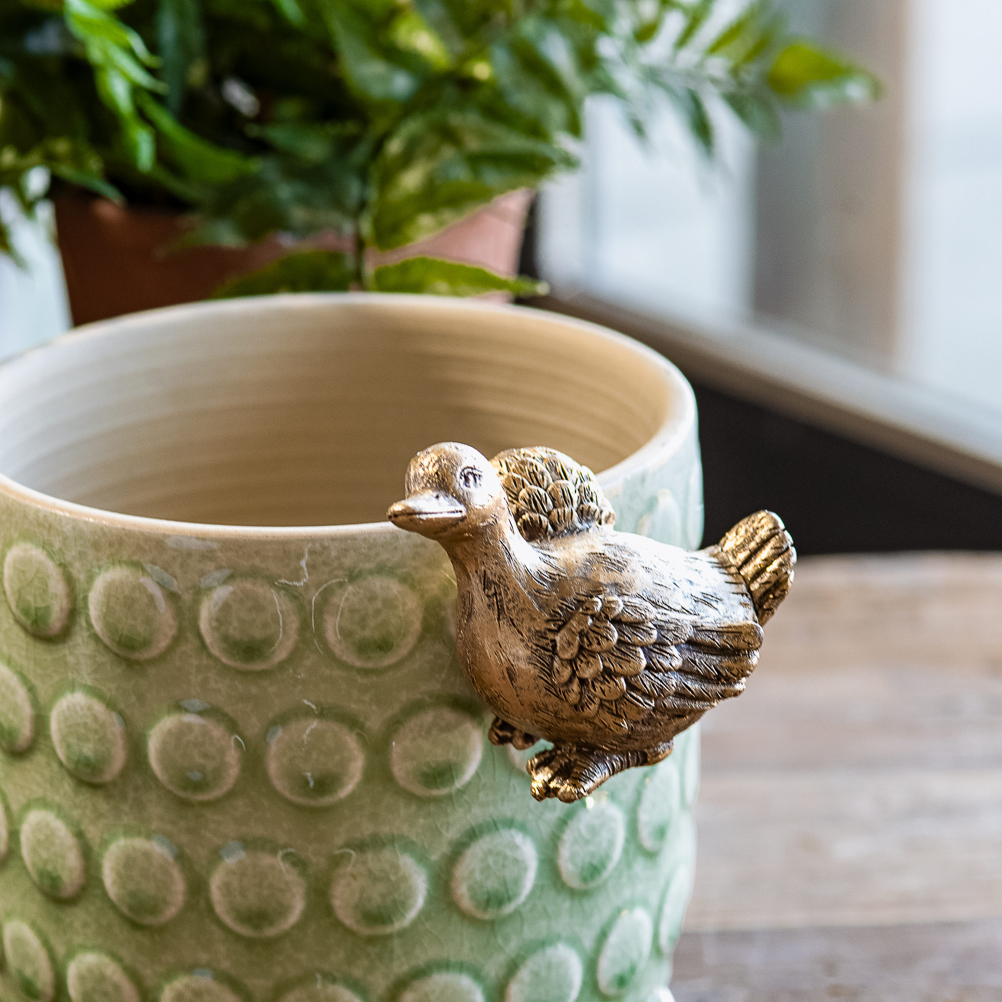 *Inner* 3.5" Polyresin Duck Pot Hanger