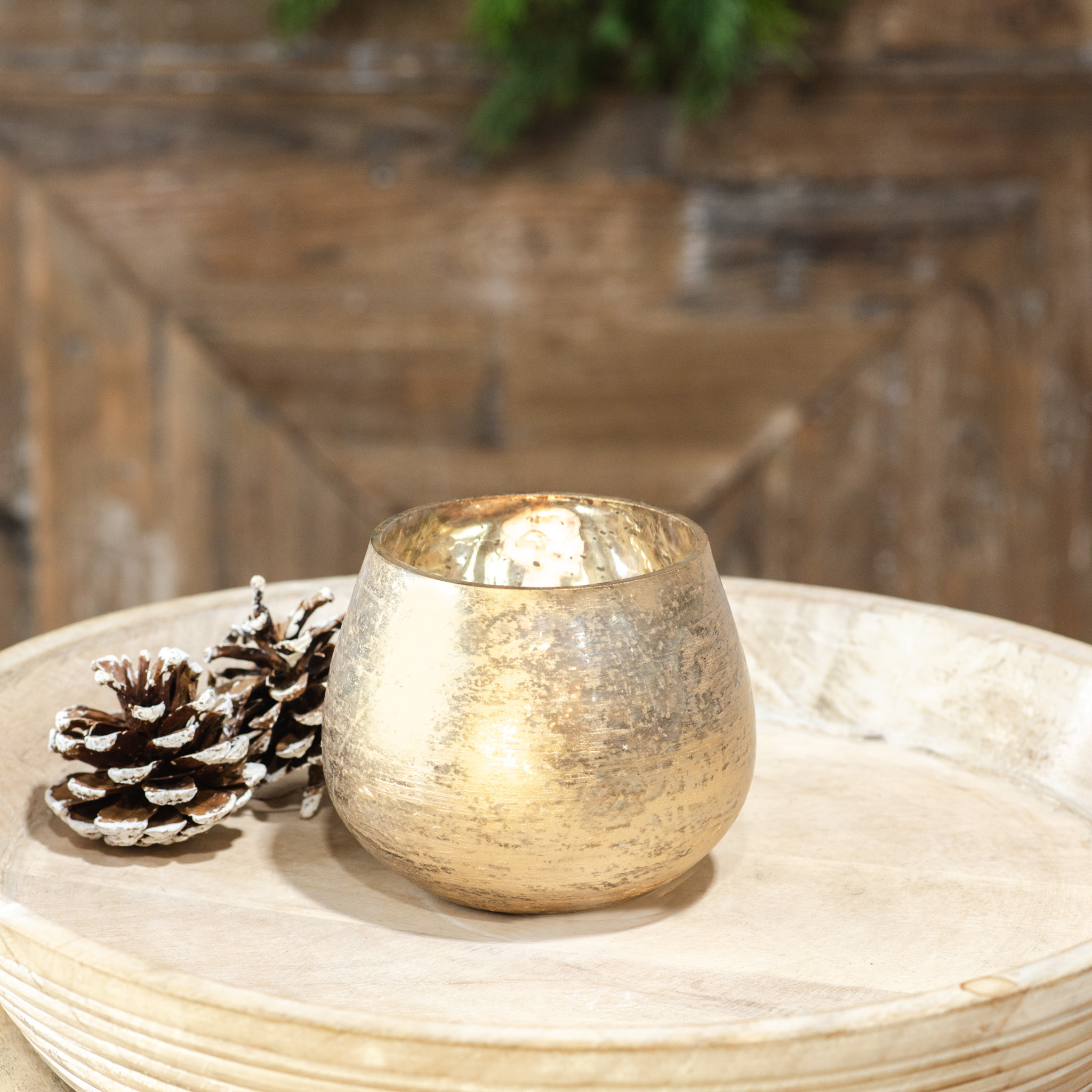 *Inner* 4" Gold Foil Votive