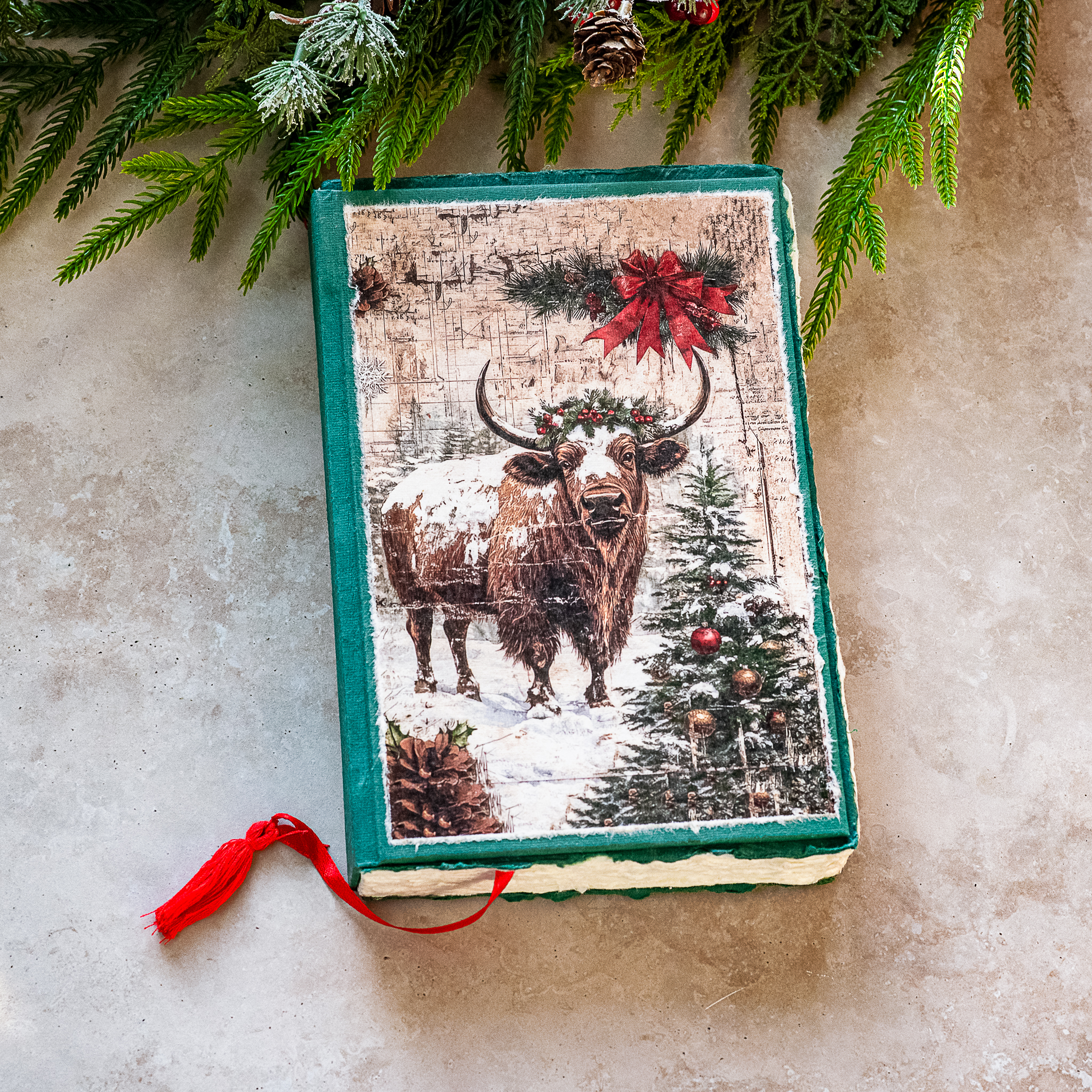 *Inner* 9" Holiday Highland Journal