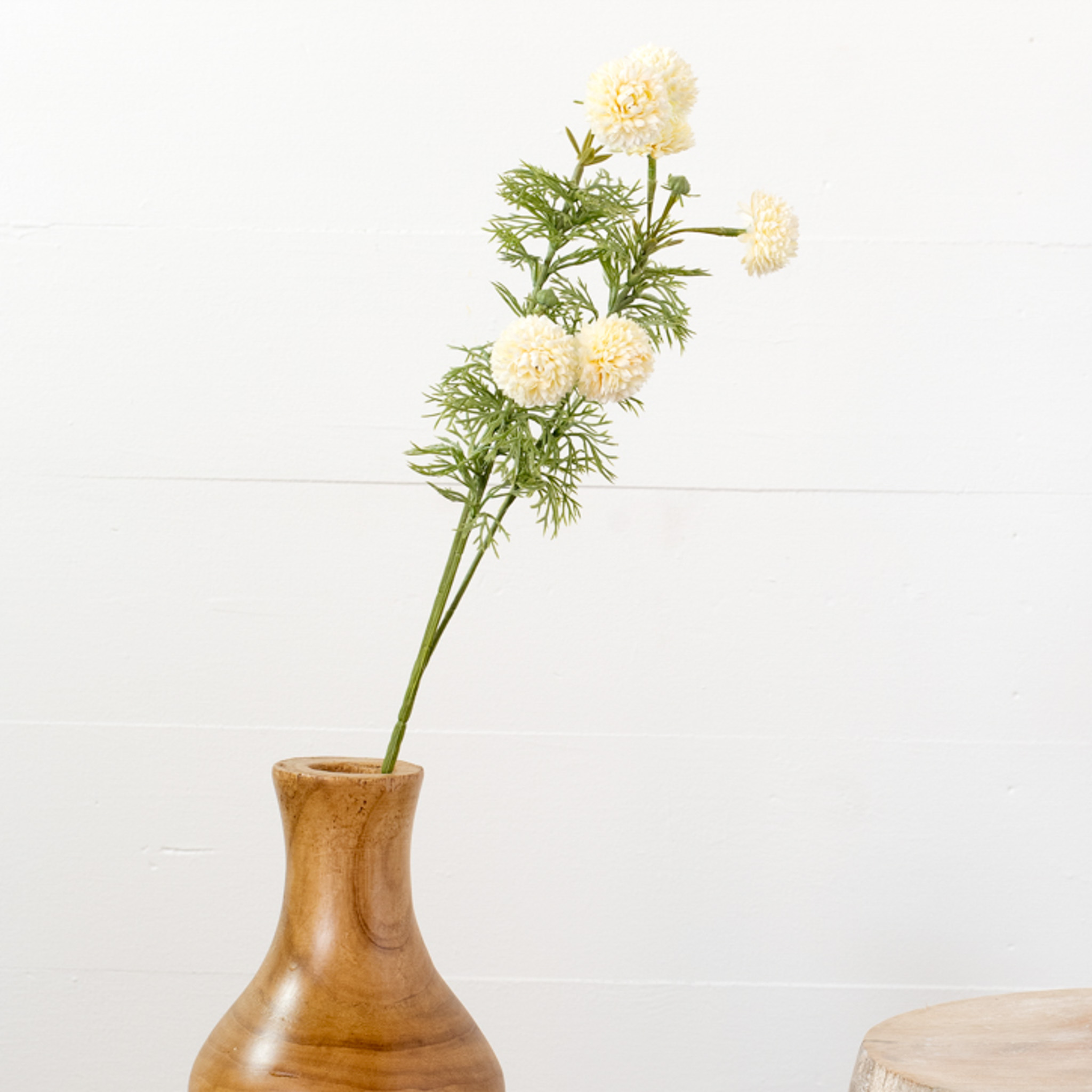 *Inner* Sm Ivory Chrysanthemum Stem