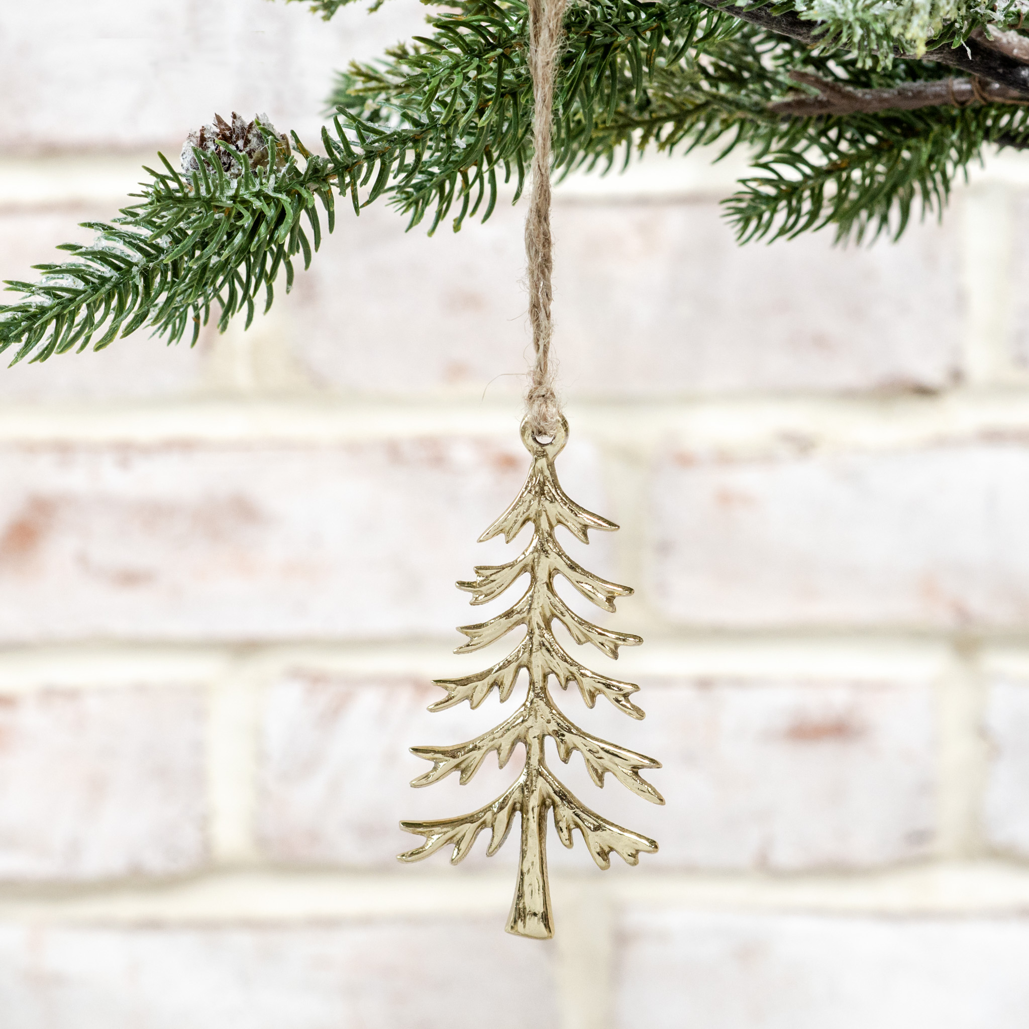 *Inner* 3.9" Gold Tree Ornament