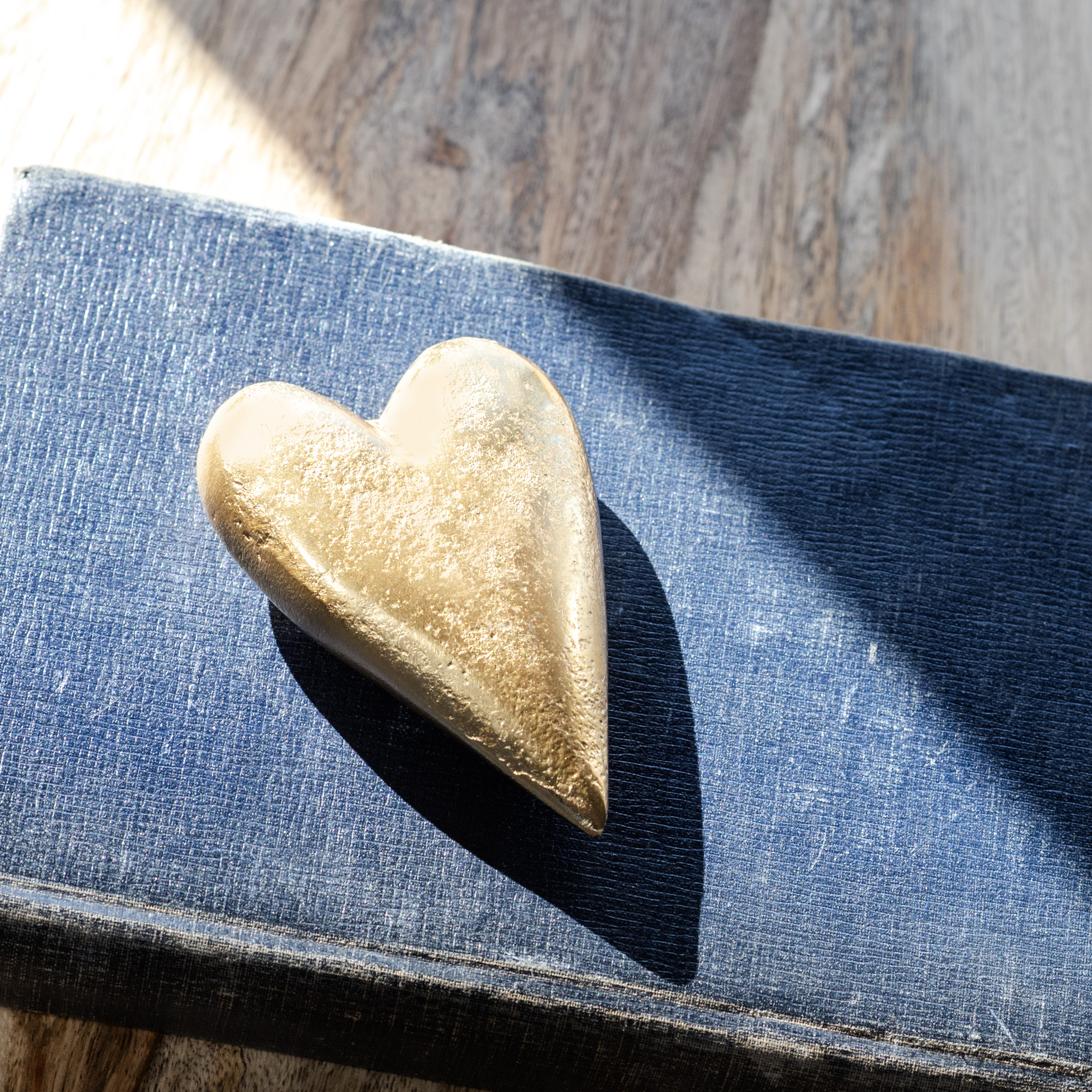 *Inner* 3" Gold Heart Accent