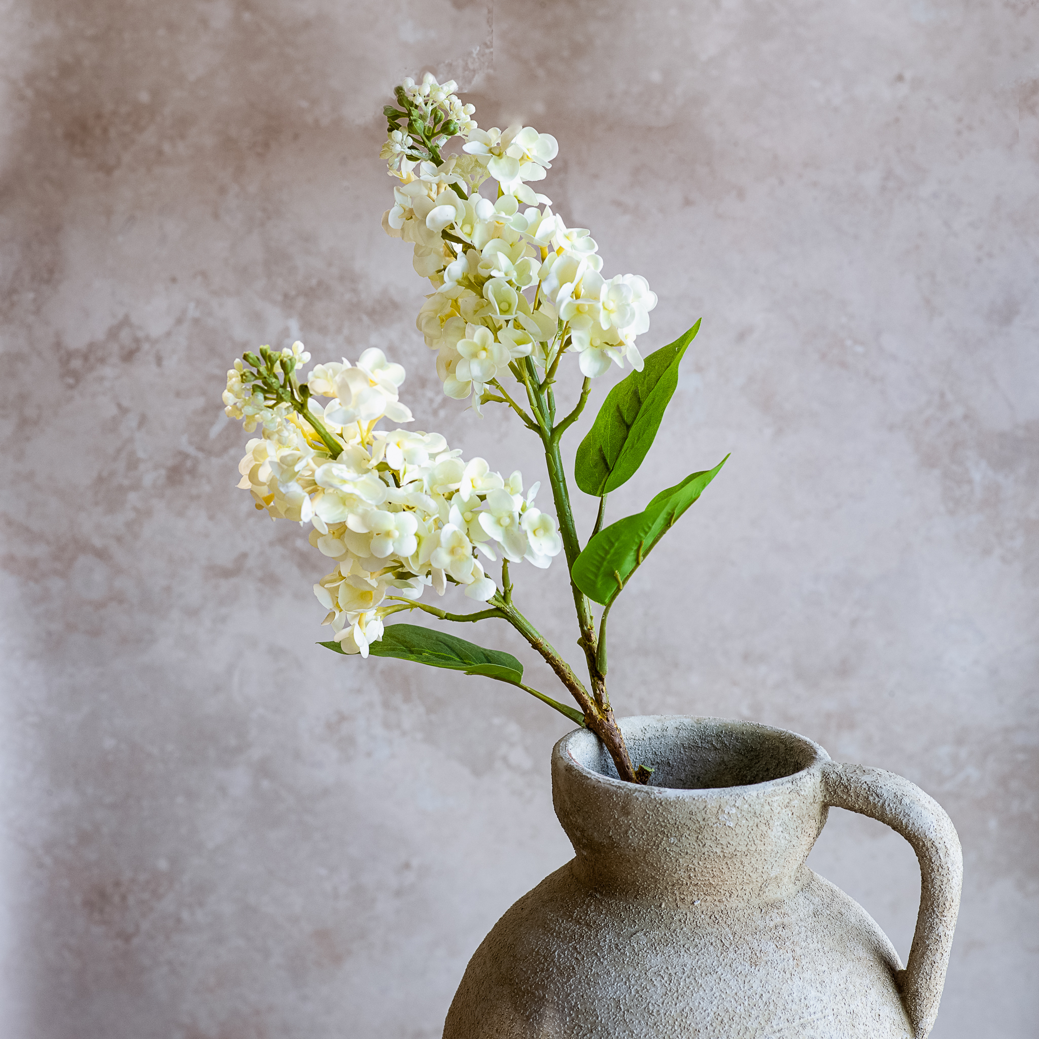 *Inner* 26" Wh Cone Hydrangea Stem