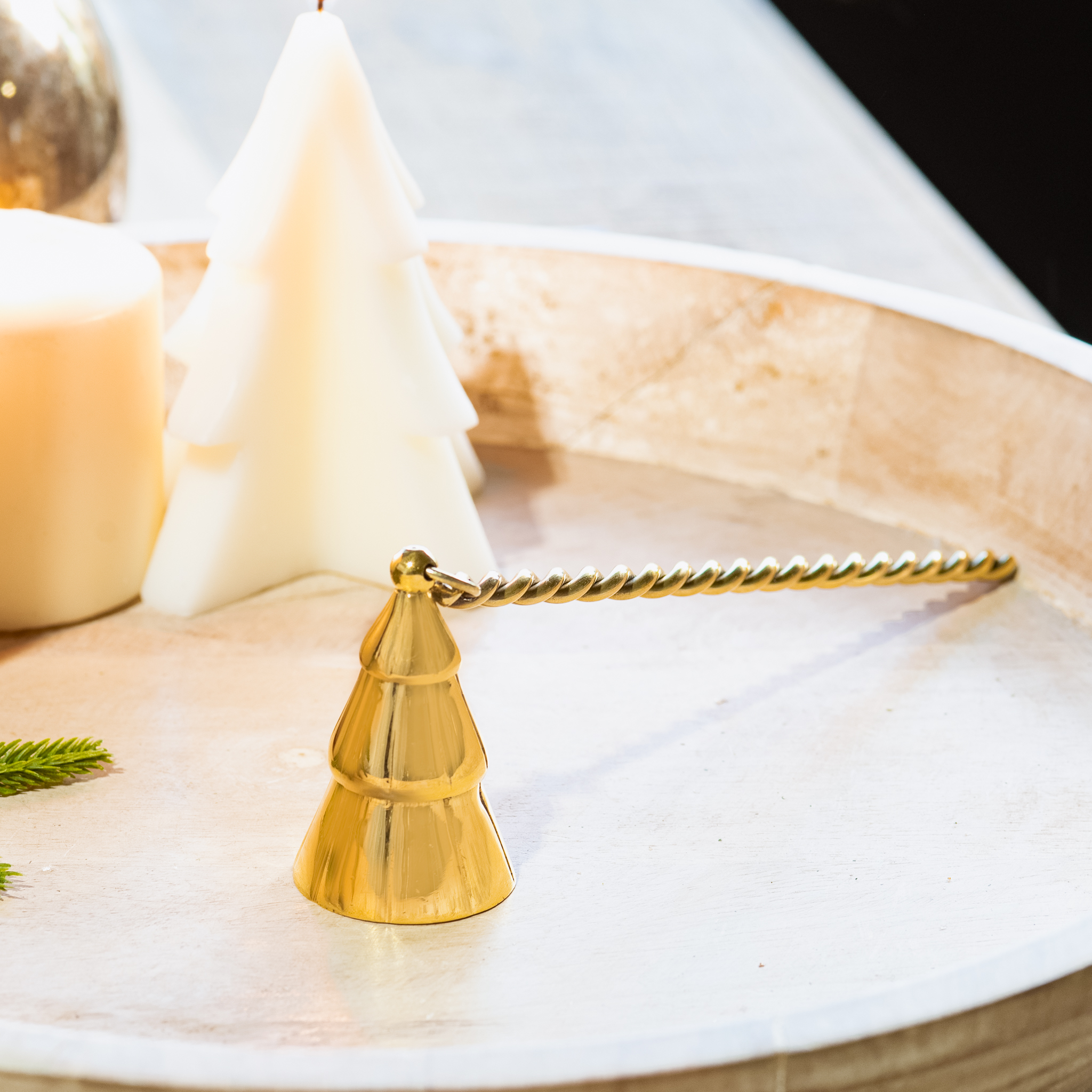 *Inner* Gold Xmas Tree Snuffer