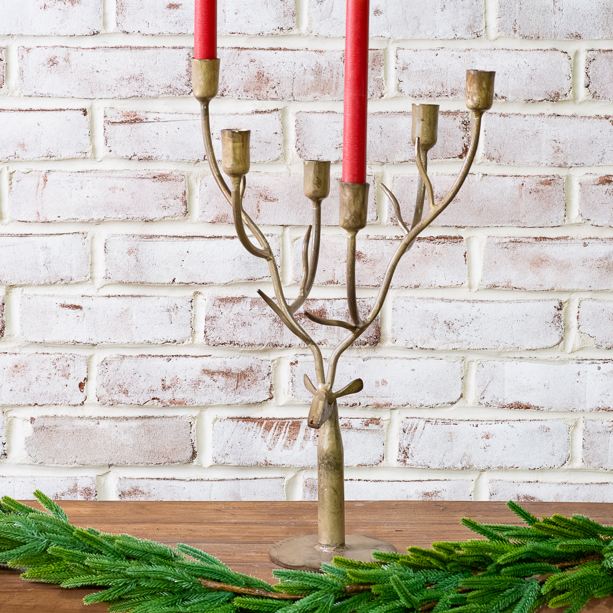 18.5" Antler Candle Holder