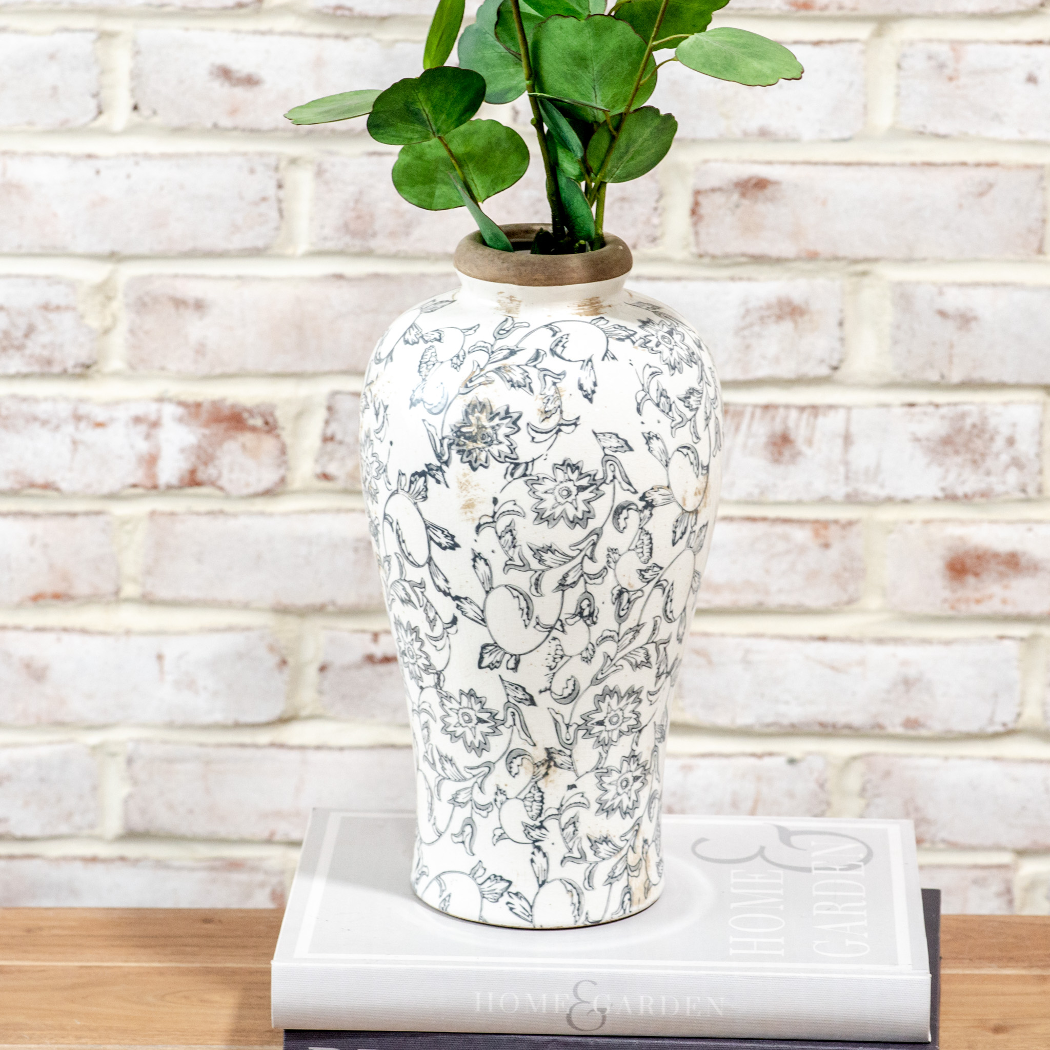 12" Heirloom Plum Vase