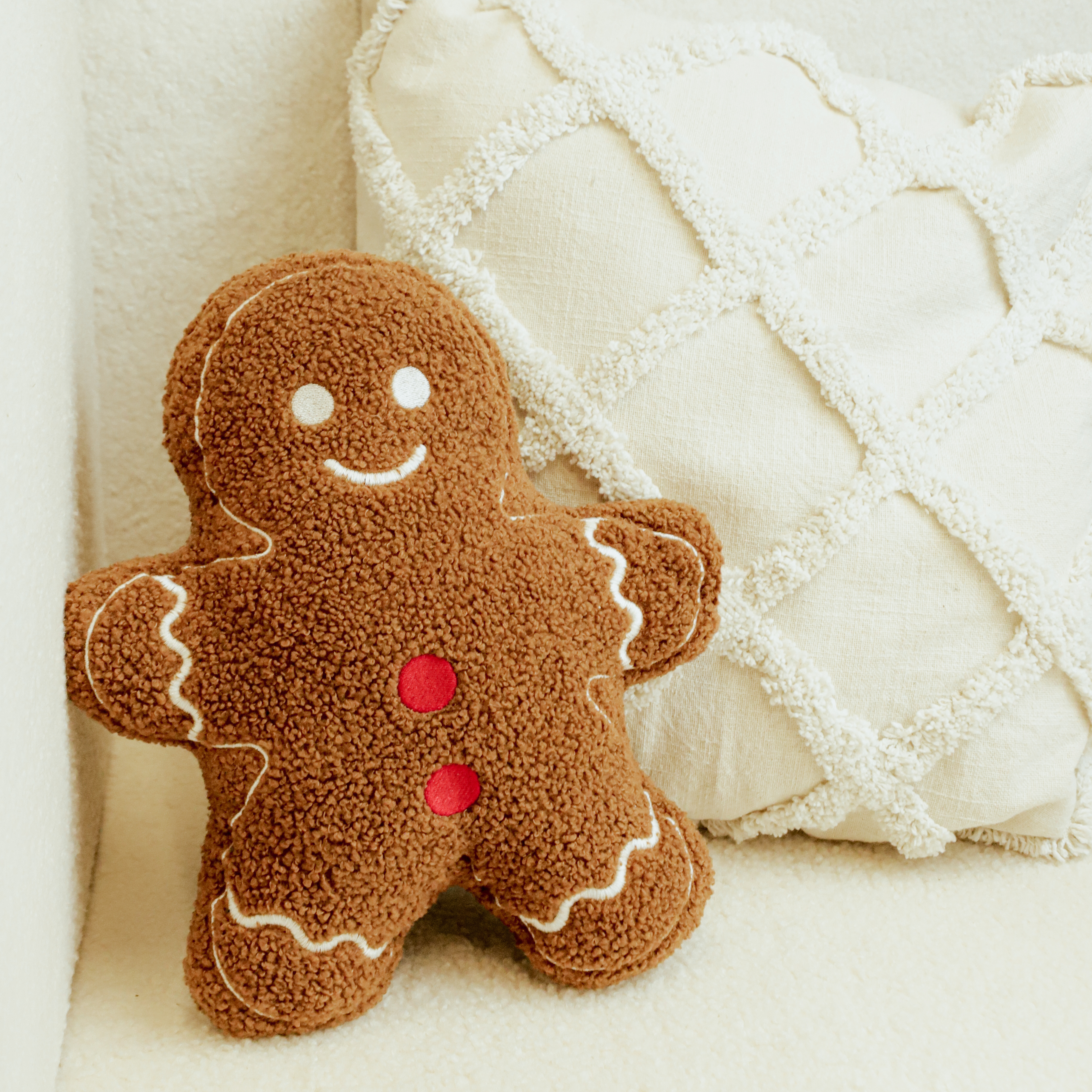 14" Gingerbreadman Pillow