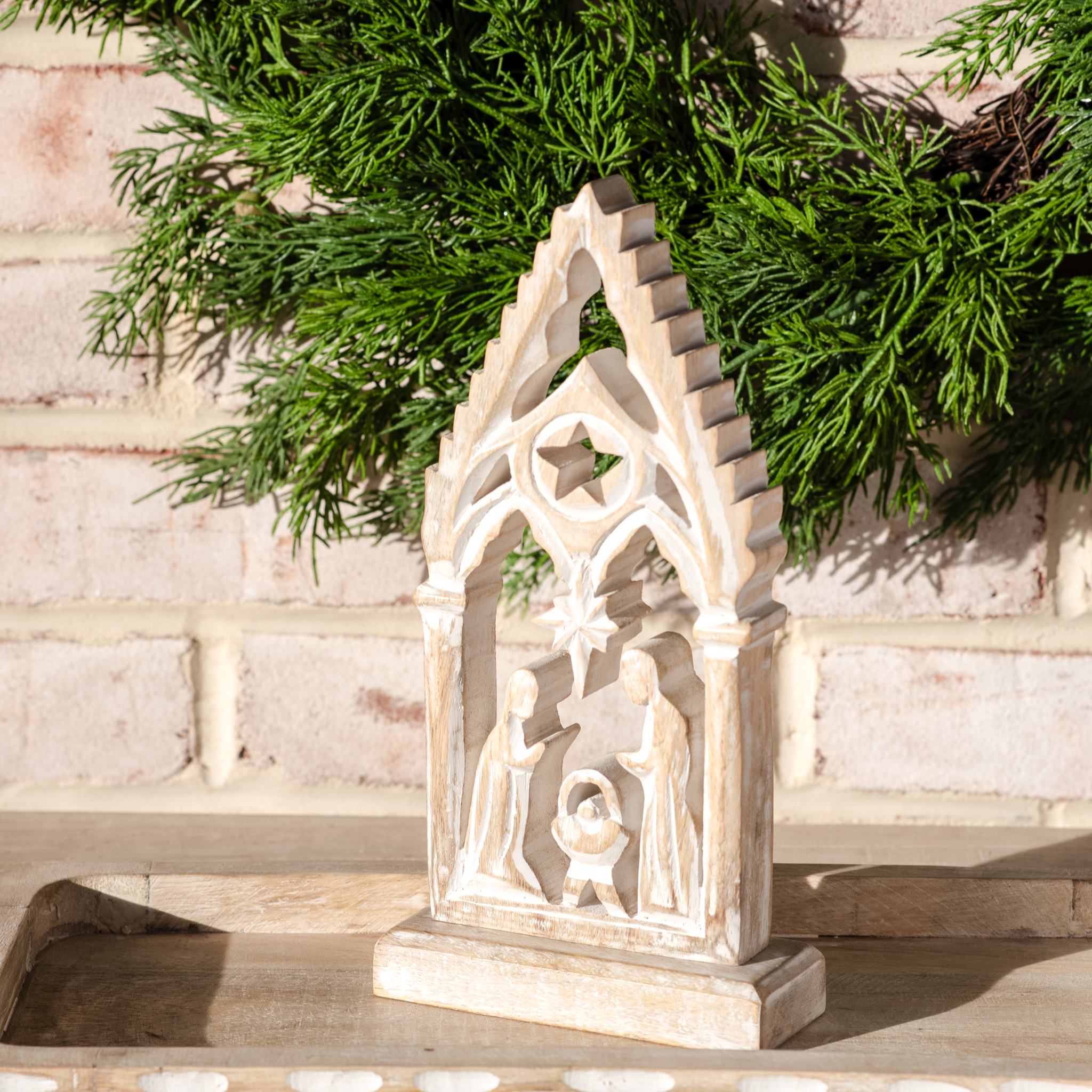 *Inner* Wooden Arch Nativity