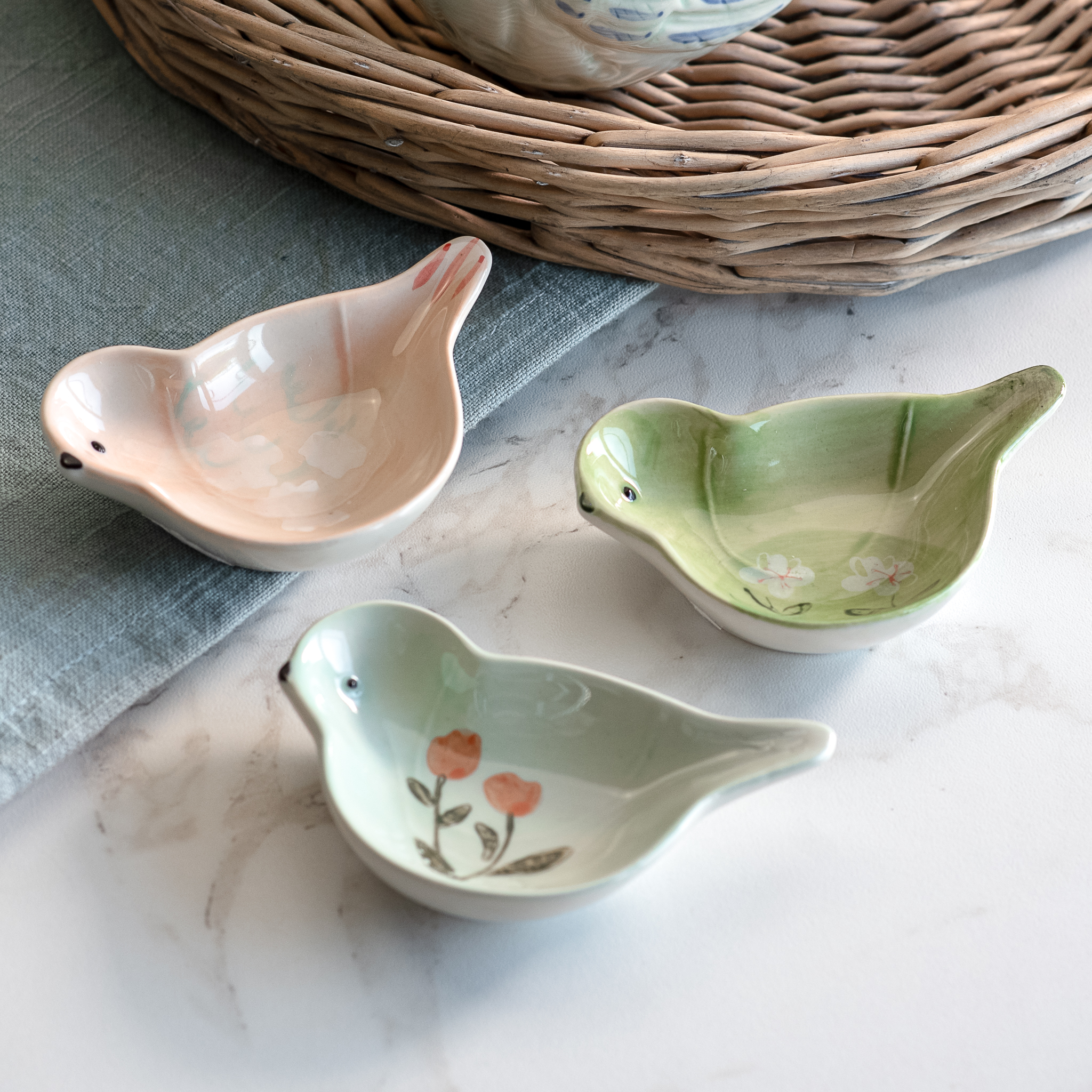 *Inner* 3 Asst. Spring Bird Mini Dishes
