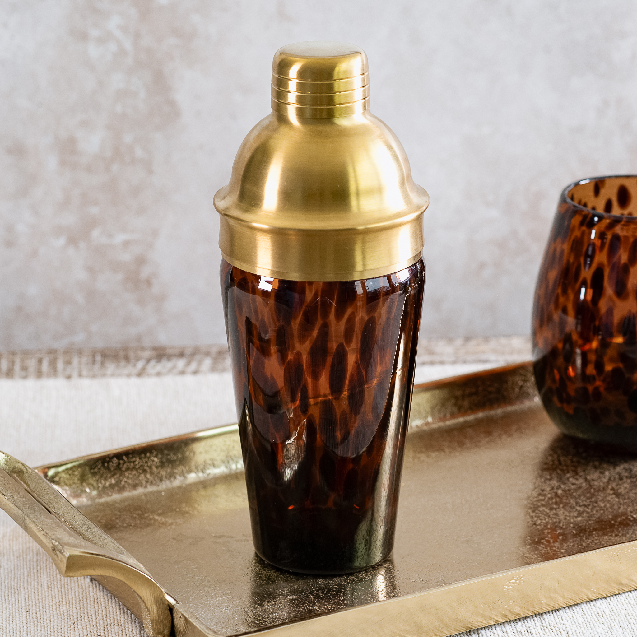 *Inner* Tortoise Shell Shaker Gold Lid