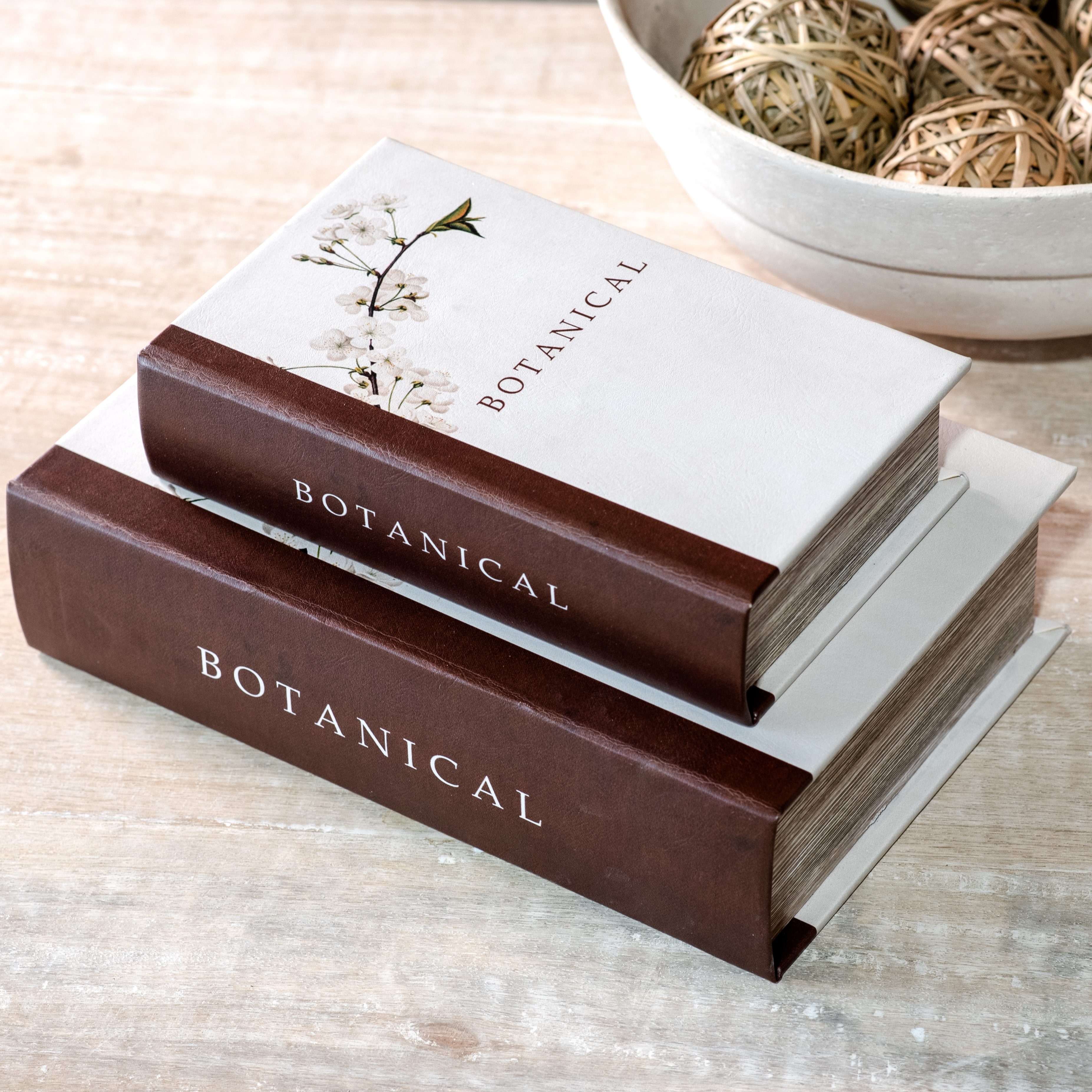 *Inner* 10.5" S/2 Botanical Storage Books