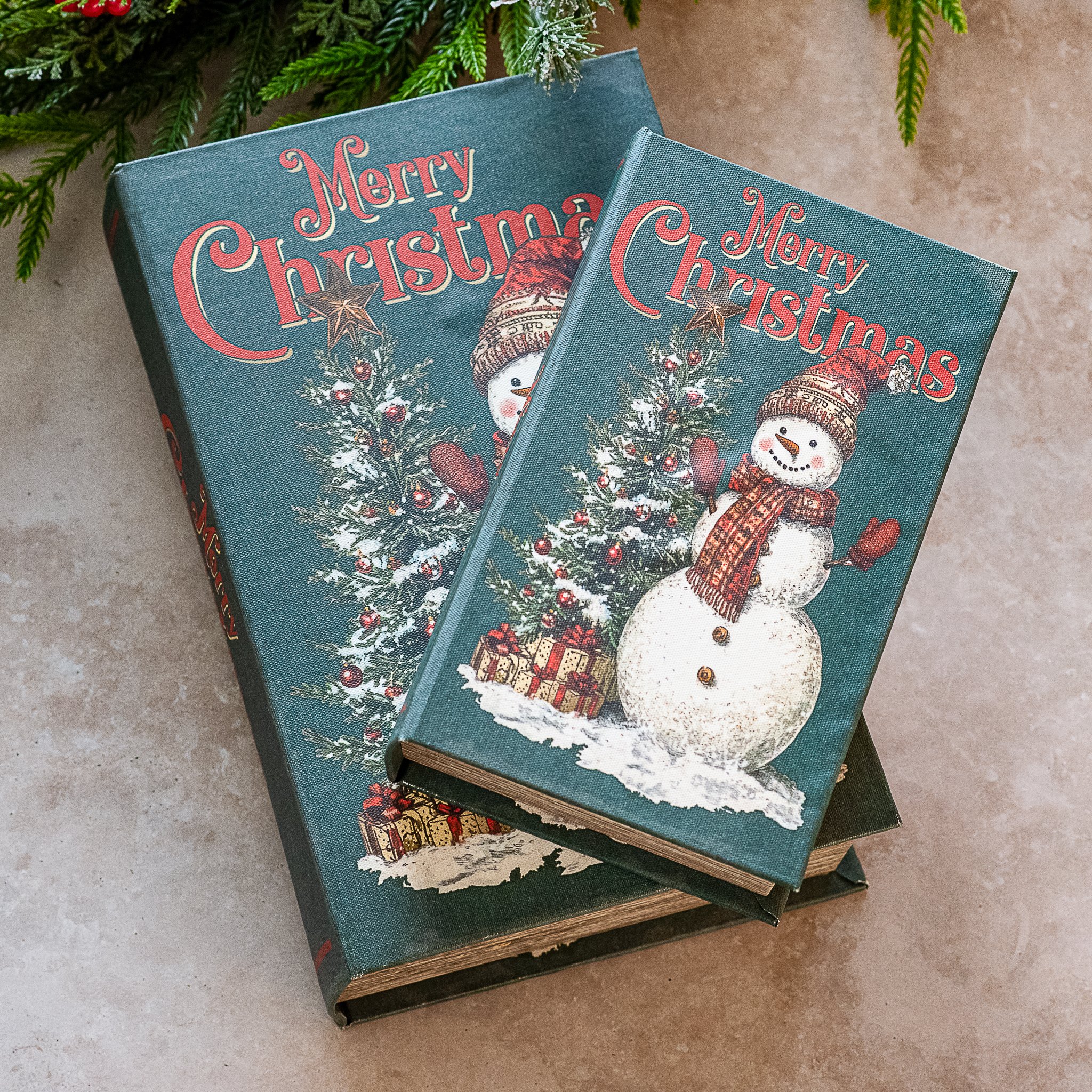 *Inner* S/2 Merry Christmas Storage Books