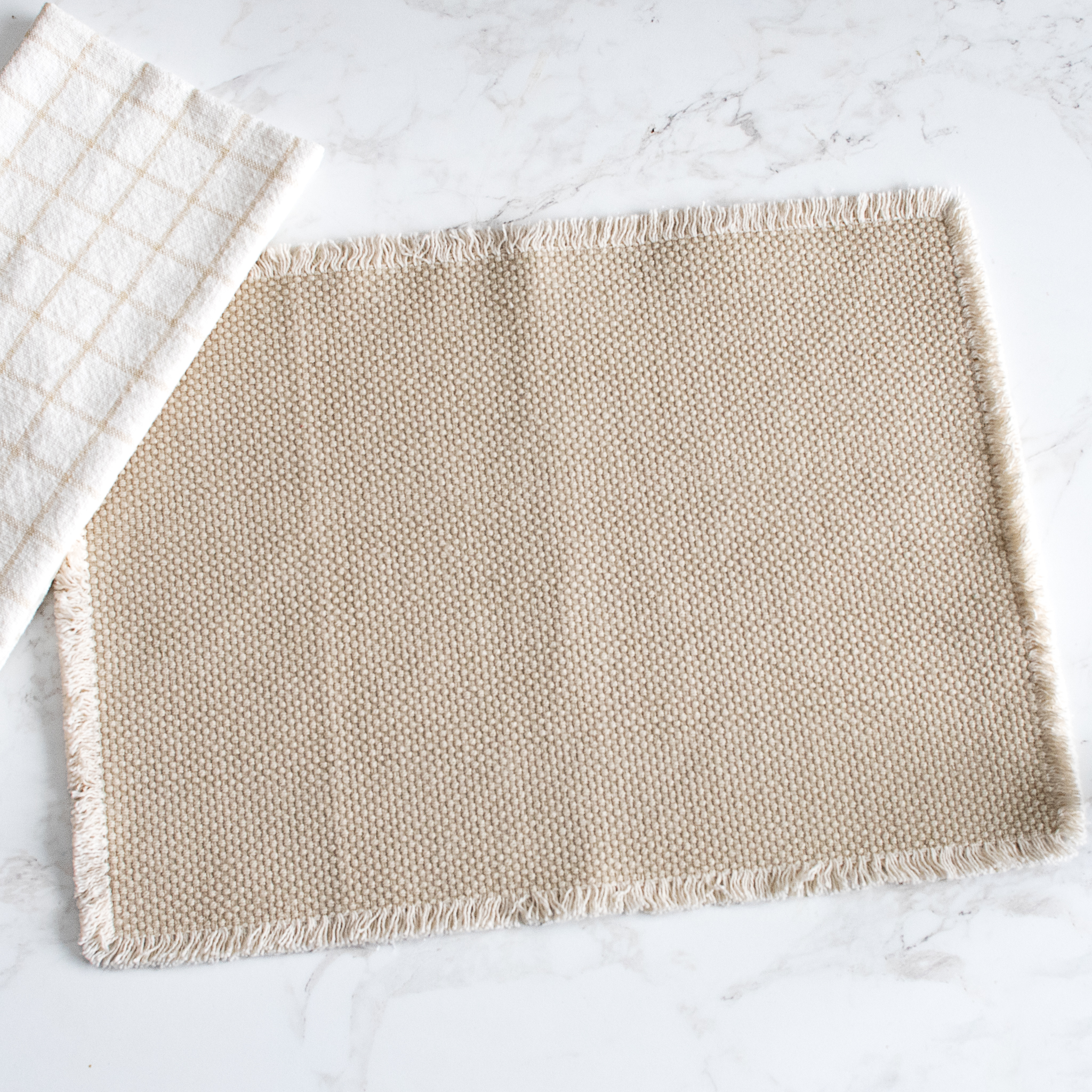 *Inner* Cr. Beige Cotton Placemat