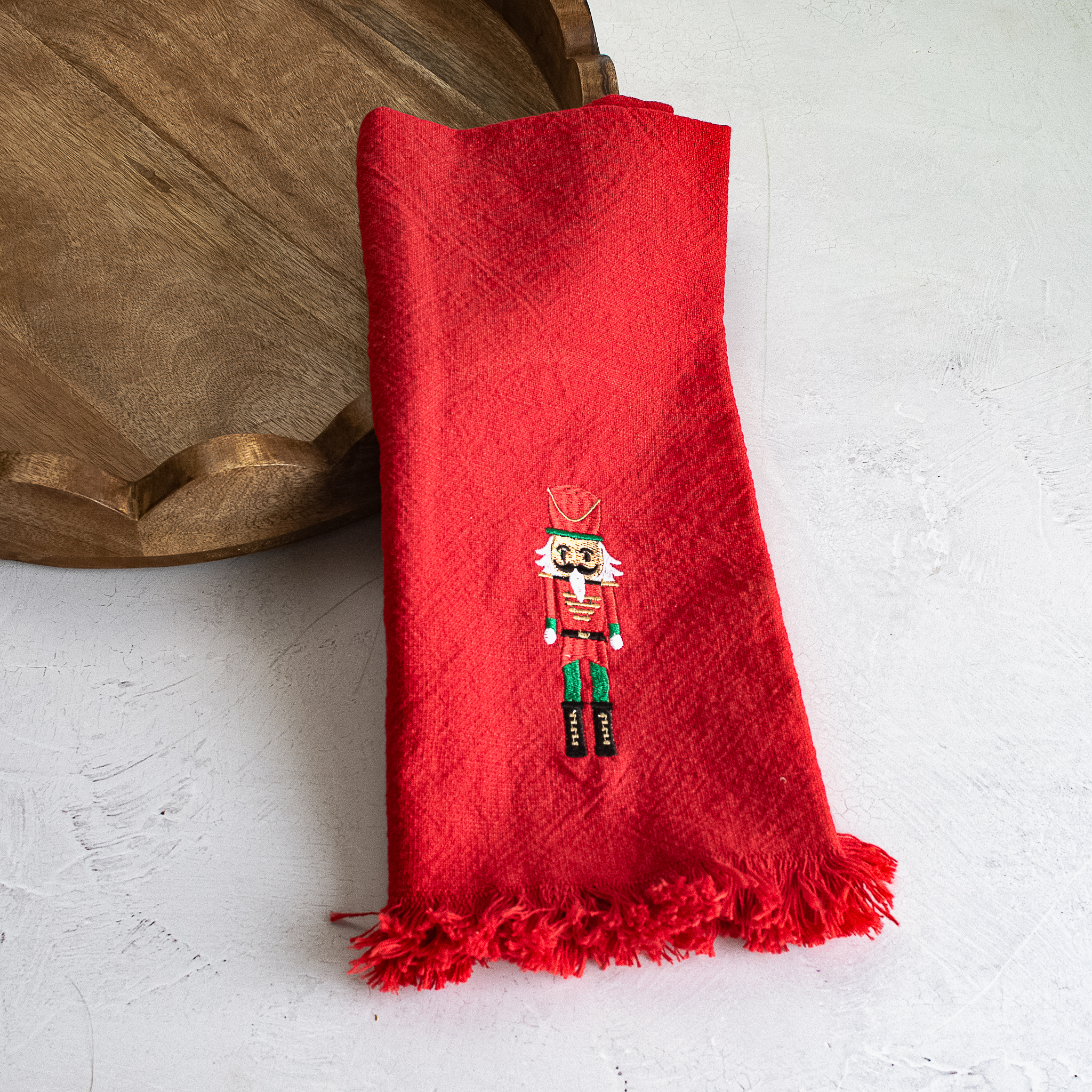 *Inner* Nutcracker On Red Towel