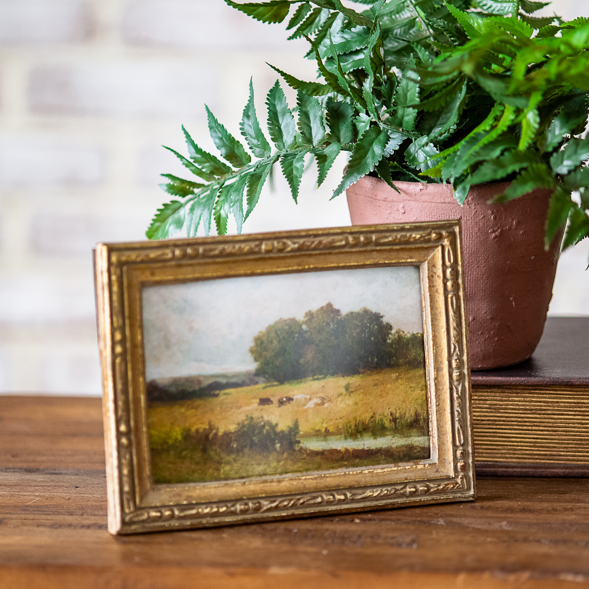 *Inner* 4 X 6 Ant Gold Triple Edge Frame