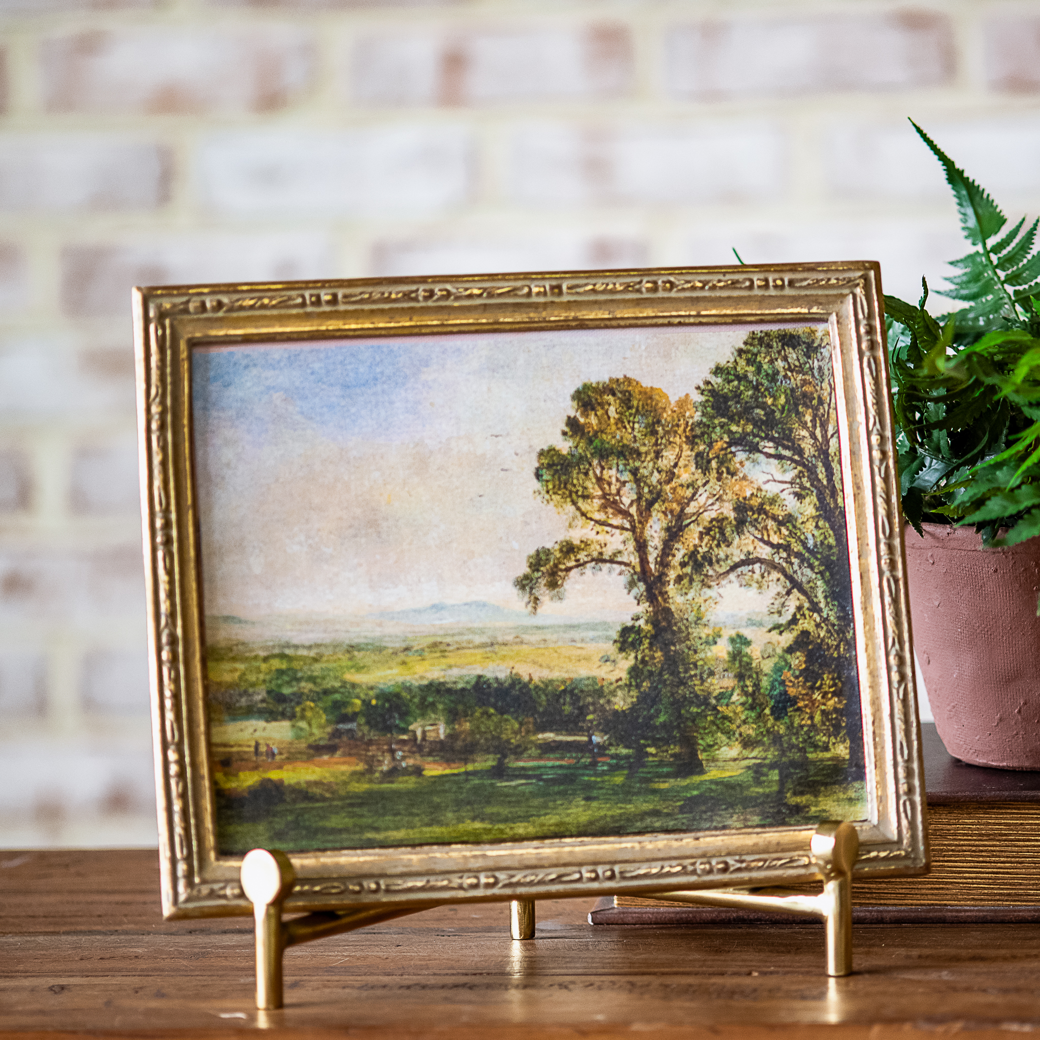 *Inner* 11 X 9 Ant Gold Triple Edge Landscape
