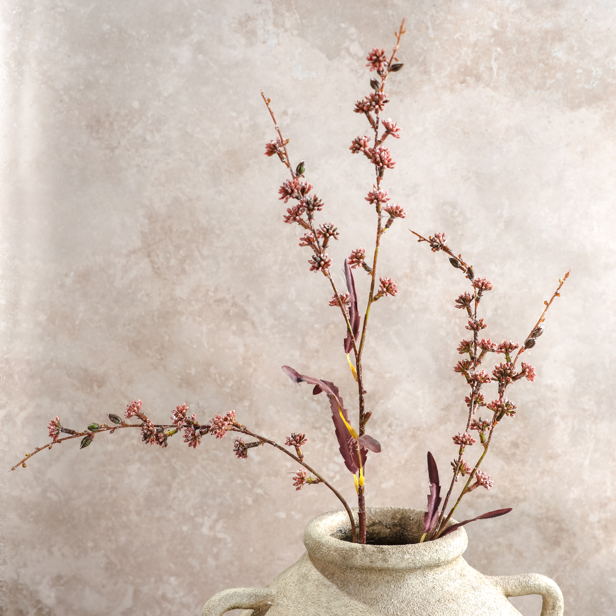 *Inner* 34" Red Wild Flower Branch