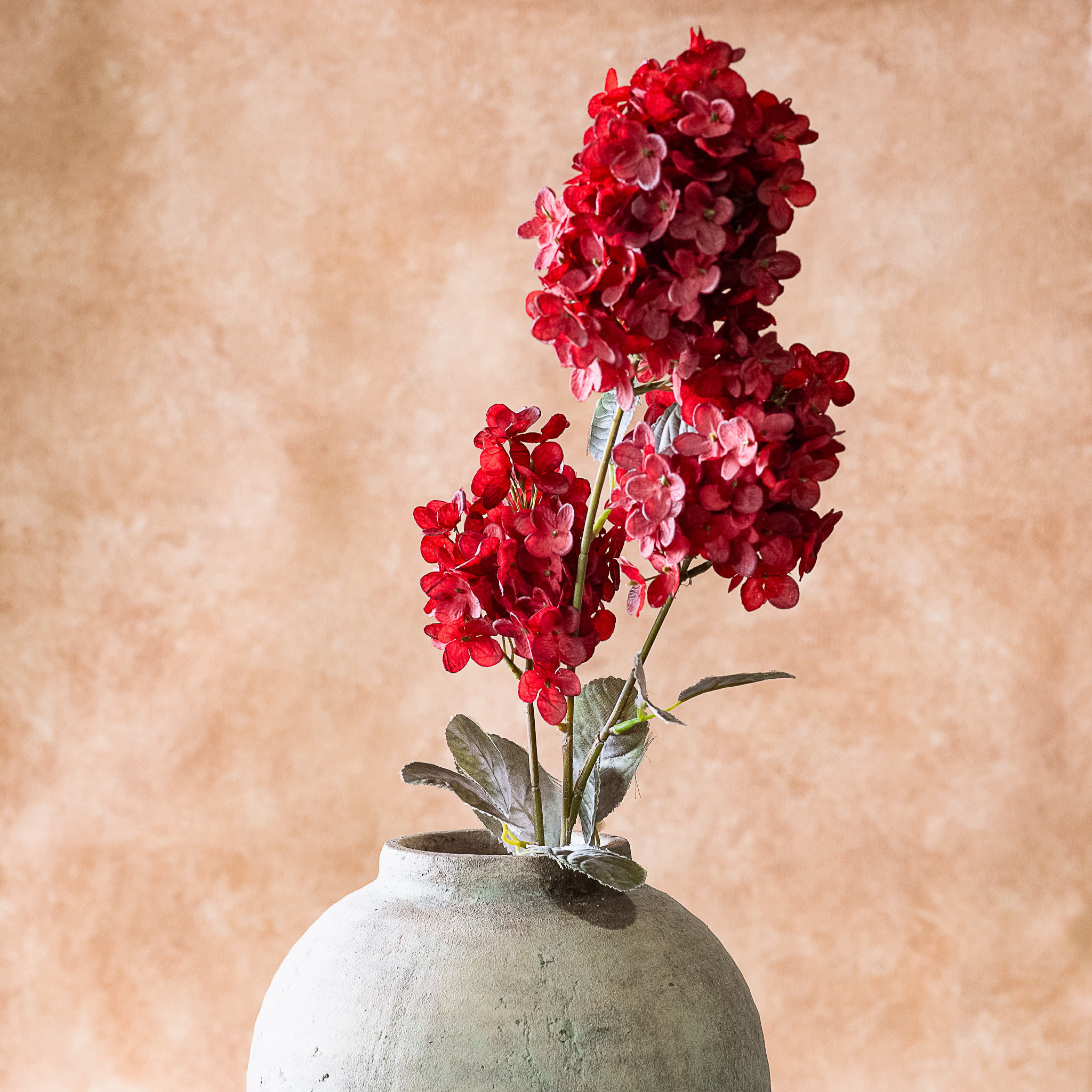 *Inner* 35.5" Mini Burgundy Hydrangea Branch