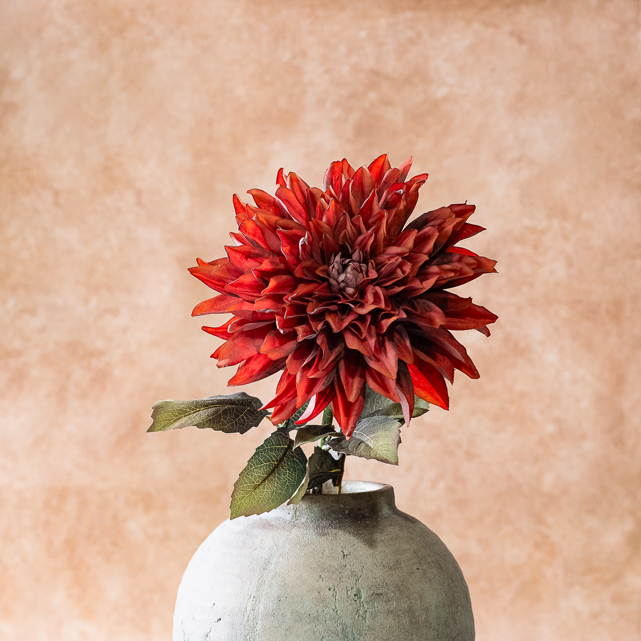 *Inner* 27" Orange Dahlia Branch