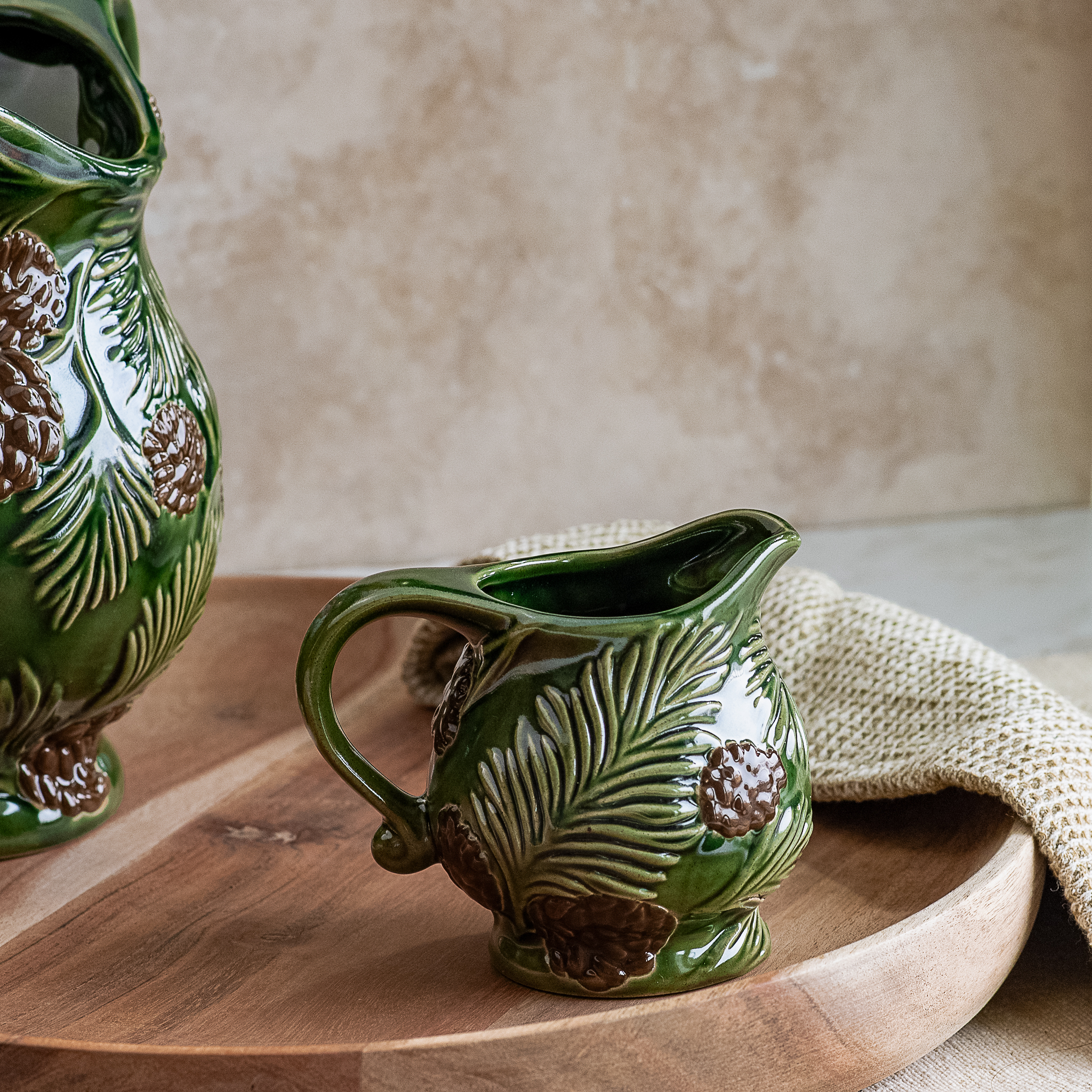 *Inner* 5" Evergreen Holiday Pitcher