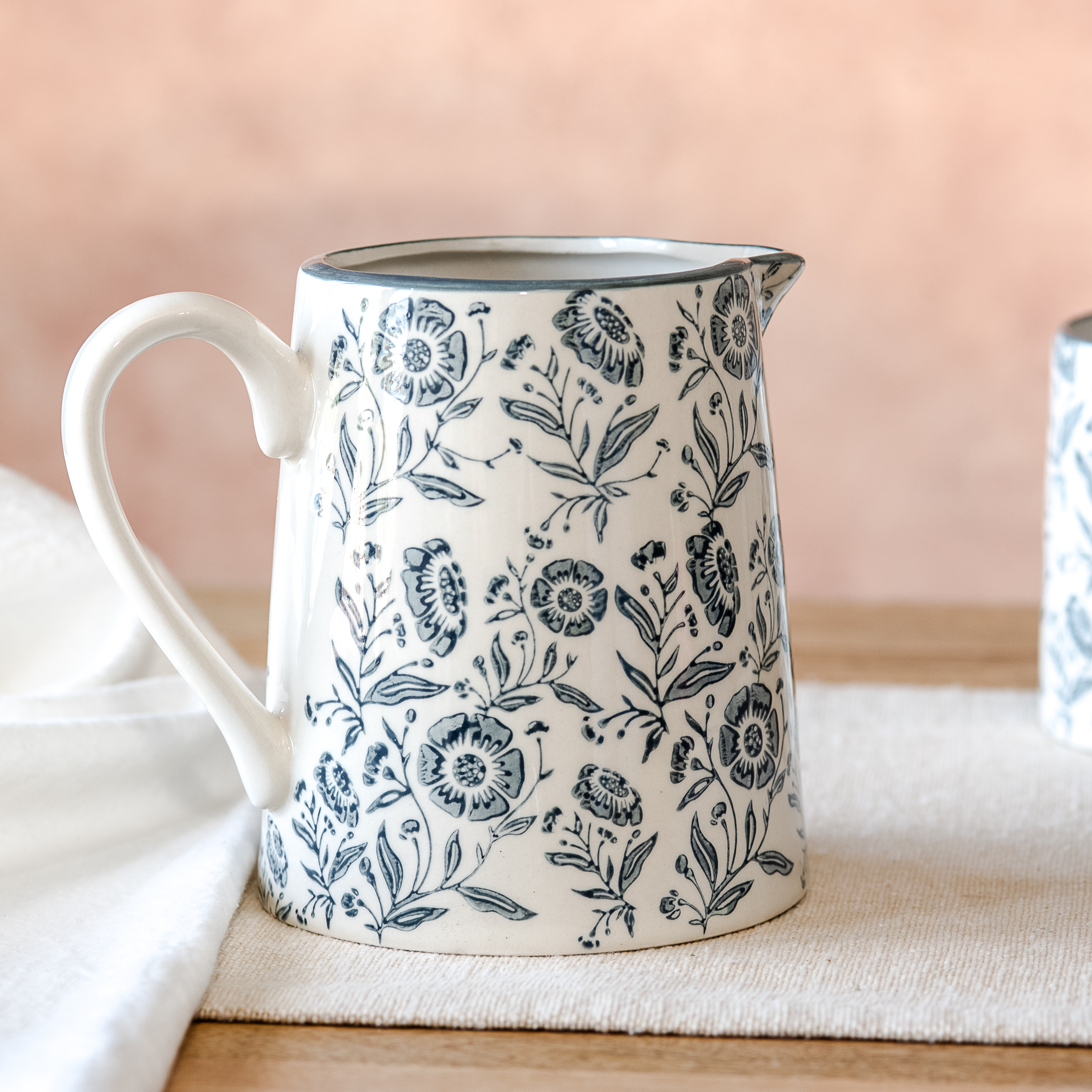 *Inner* Blue Primrose Pattern Pitcher