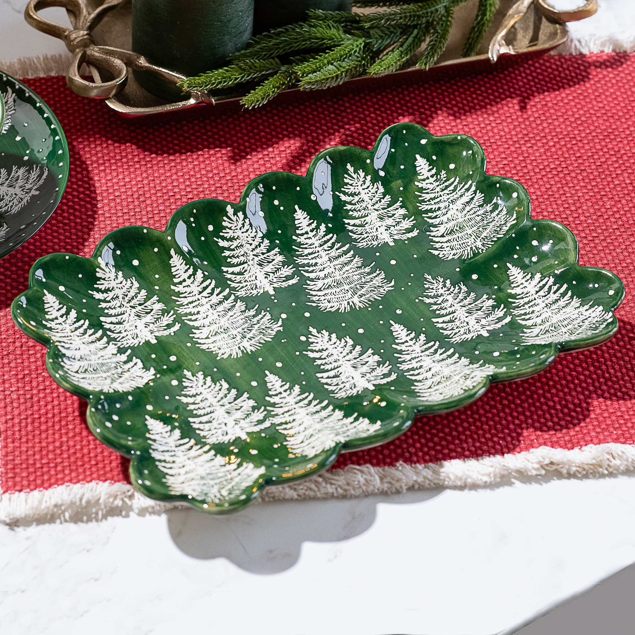 *Inner* 12" Tree Print Plate