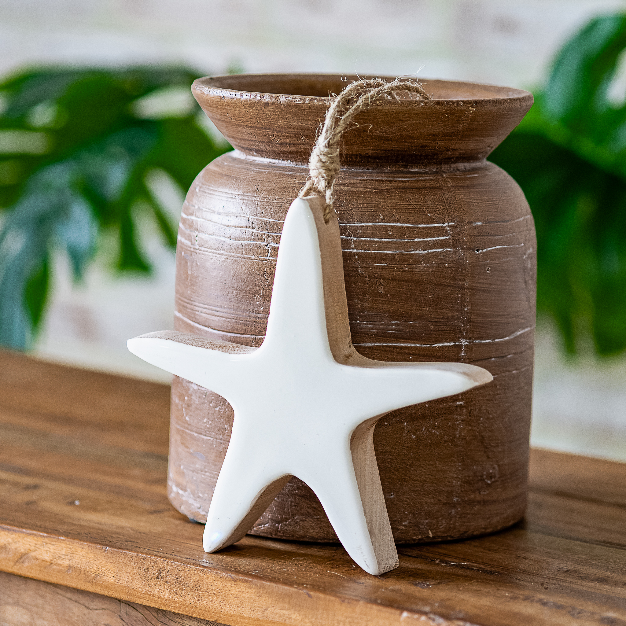 *Inner* Enamelware Wood Starfish