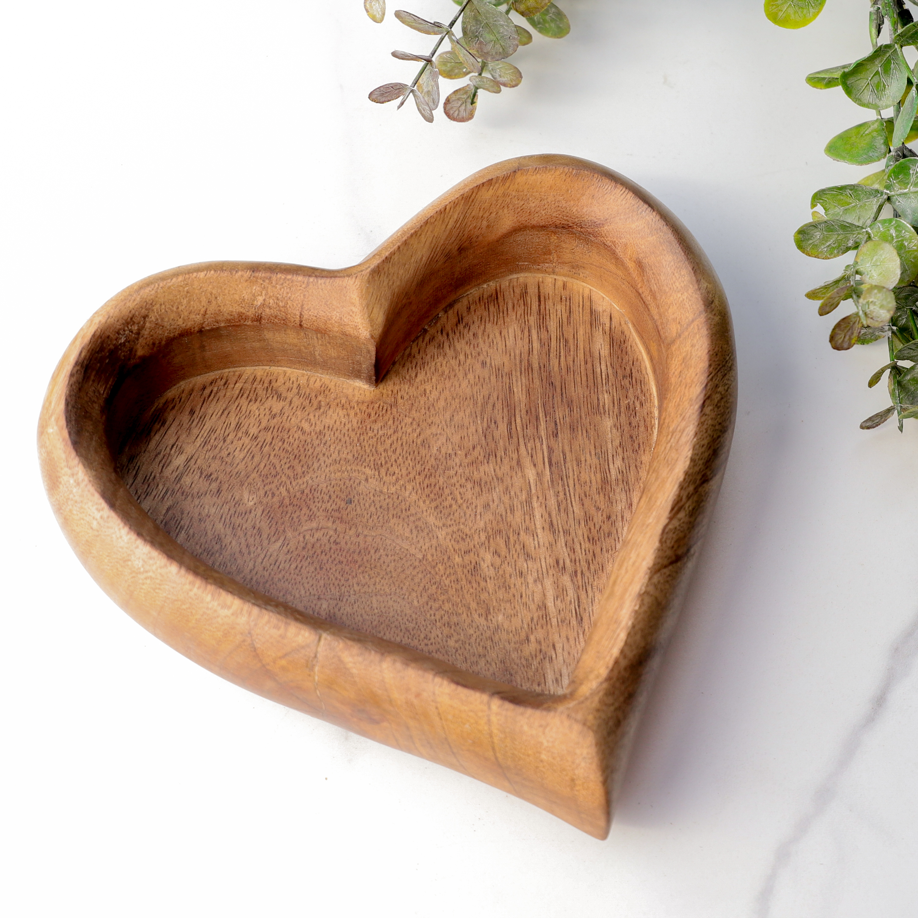 *Inner* 7.25" Wooden Heart Tray