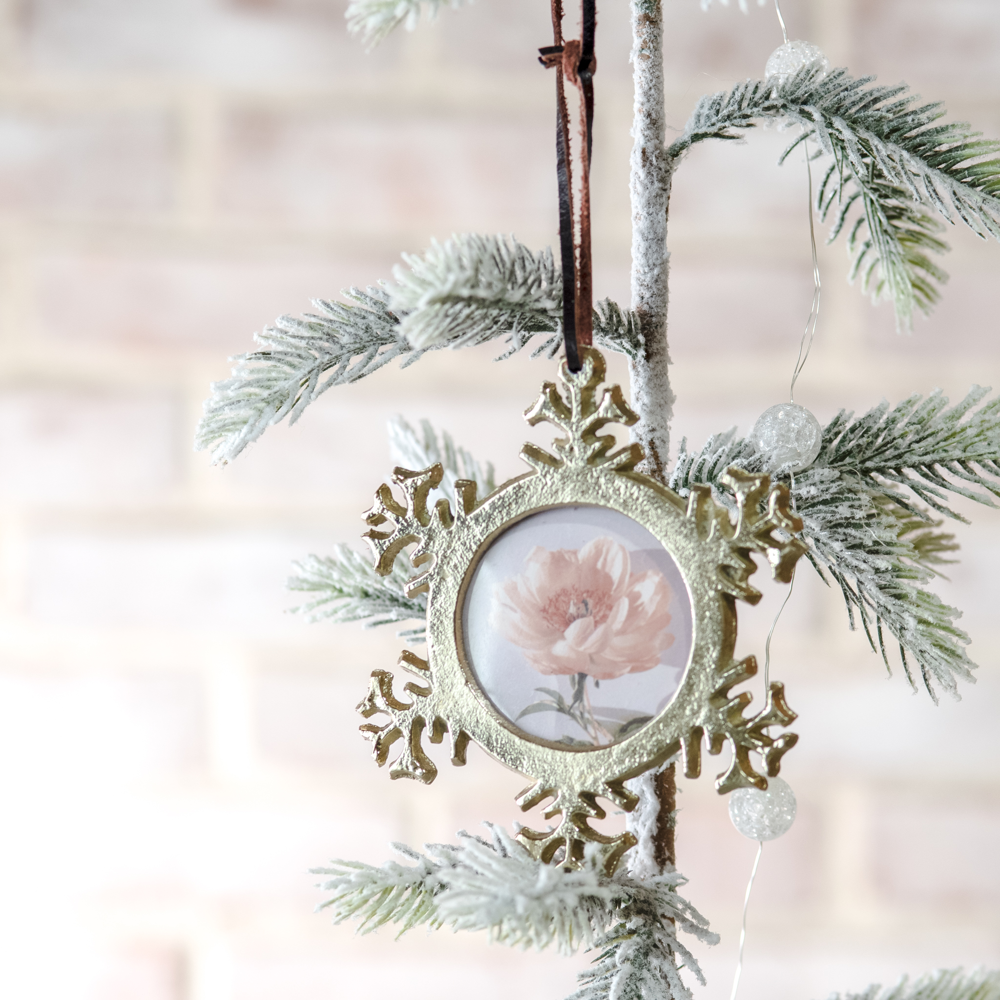 *Inner* 5" Snowflake Frame Ornament