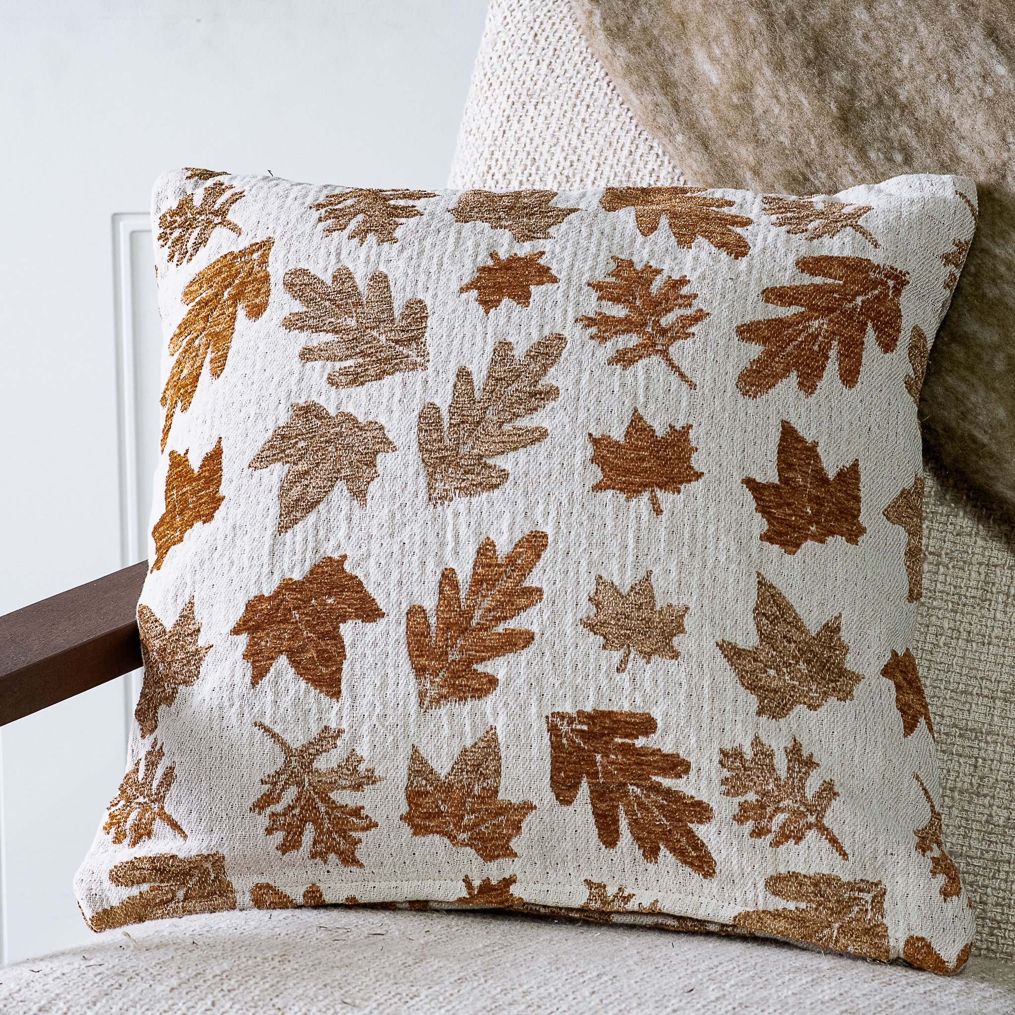 18 X 18 Autumn Leaves Pillow