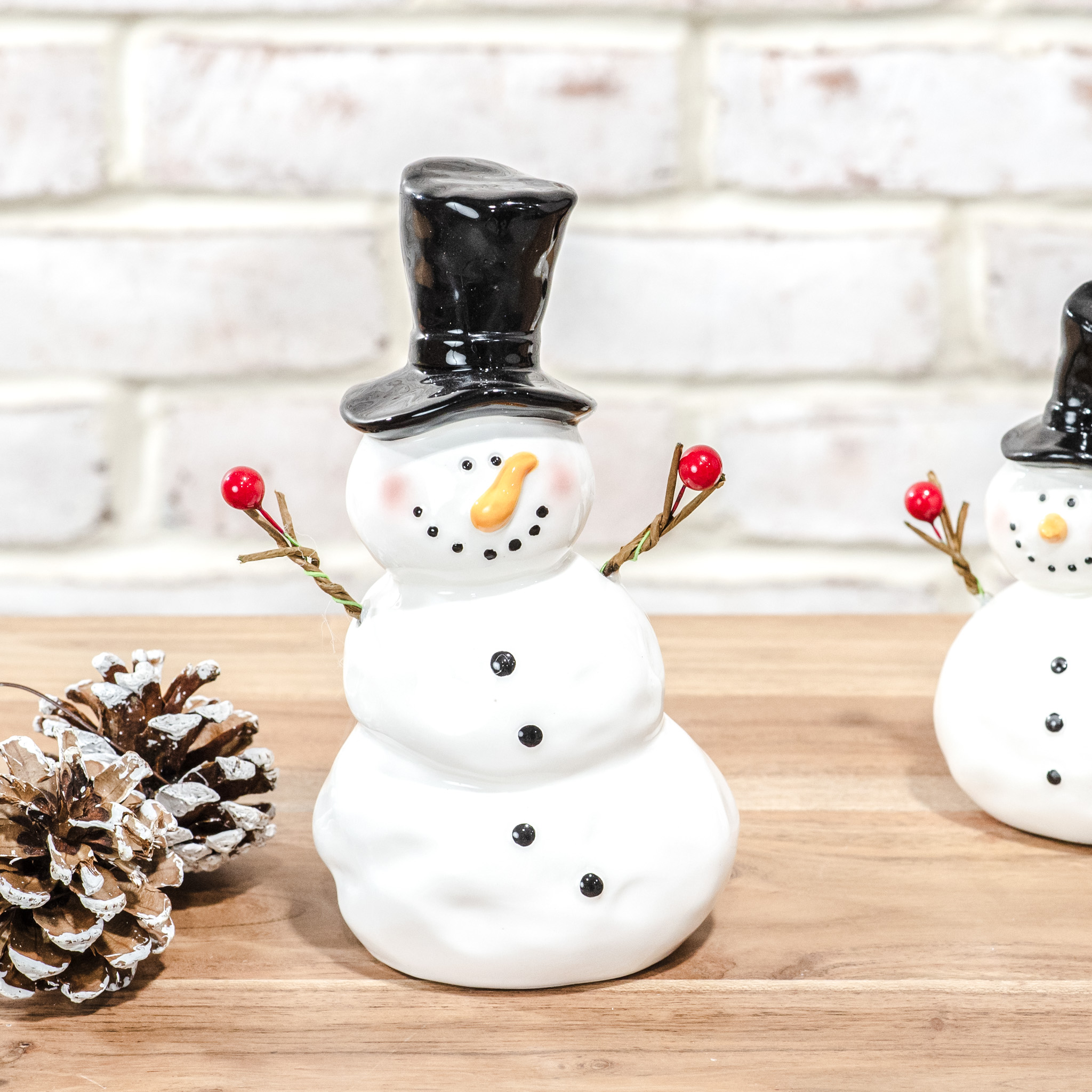 *Inner* 7.5" Ceramic Snowman