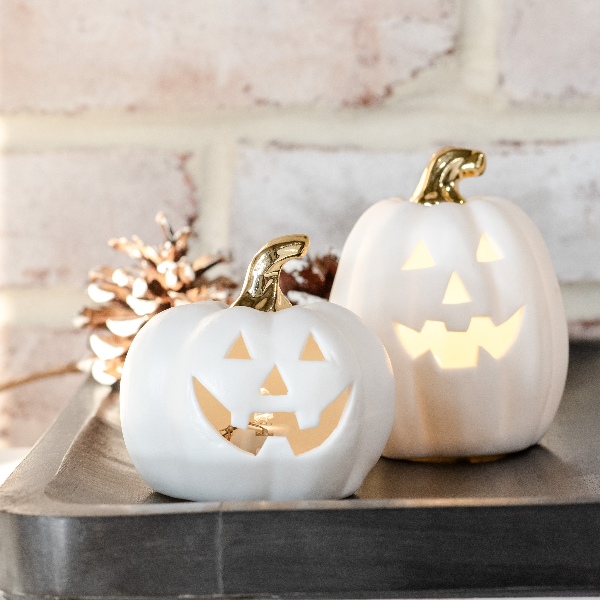*Inner* 2 Asst. Led Mini Jack-O-Lanterns