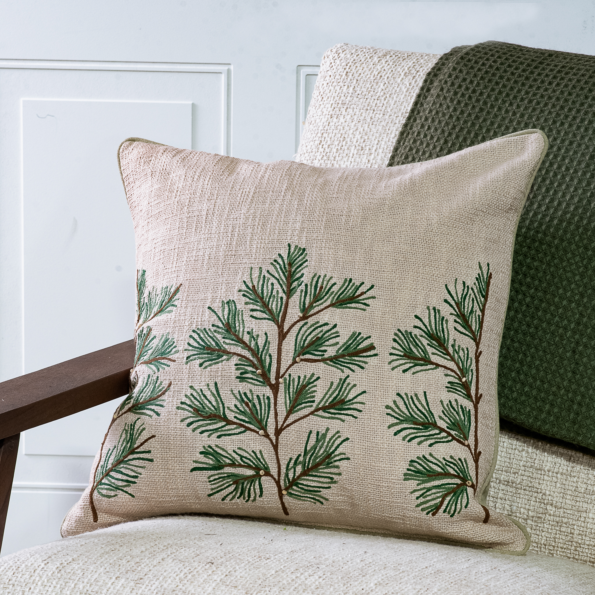 18 X 18 Winter Pine Pillow