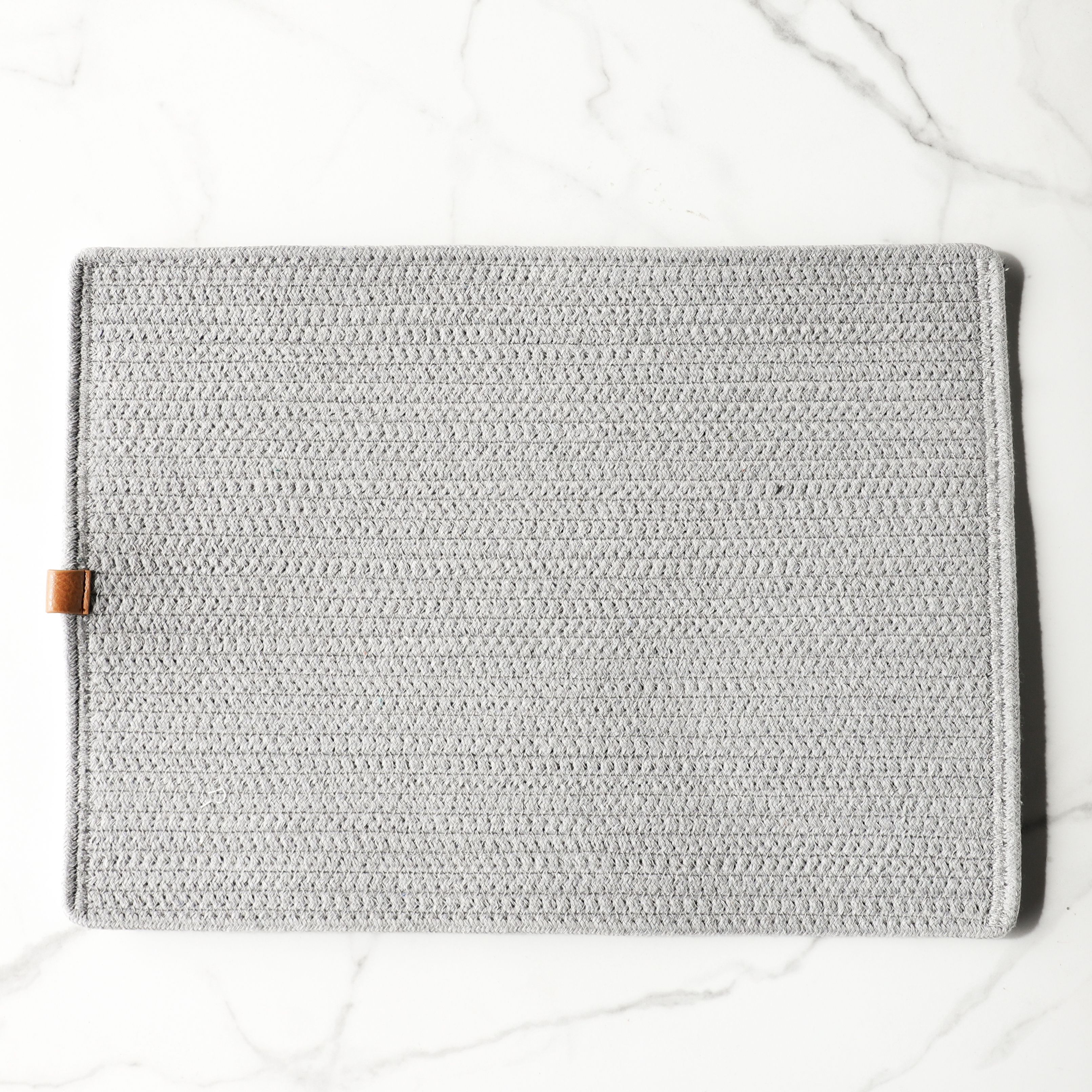 18" X 13" Grey Placemat