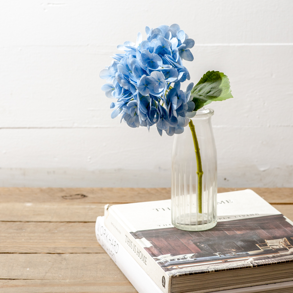 *Inner* 13" Blue Hydrangea Stem