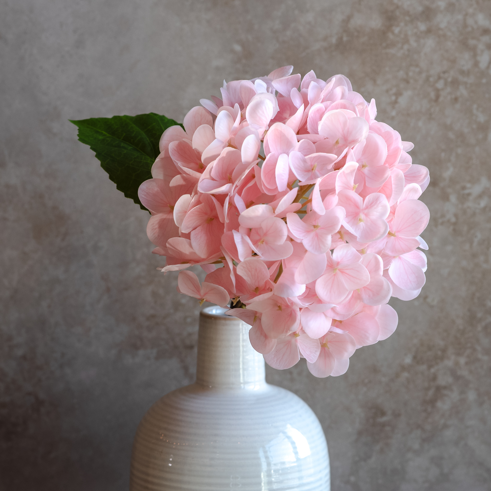 *Inner* 13" Pink Hydrangea Stem