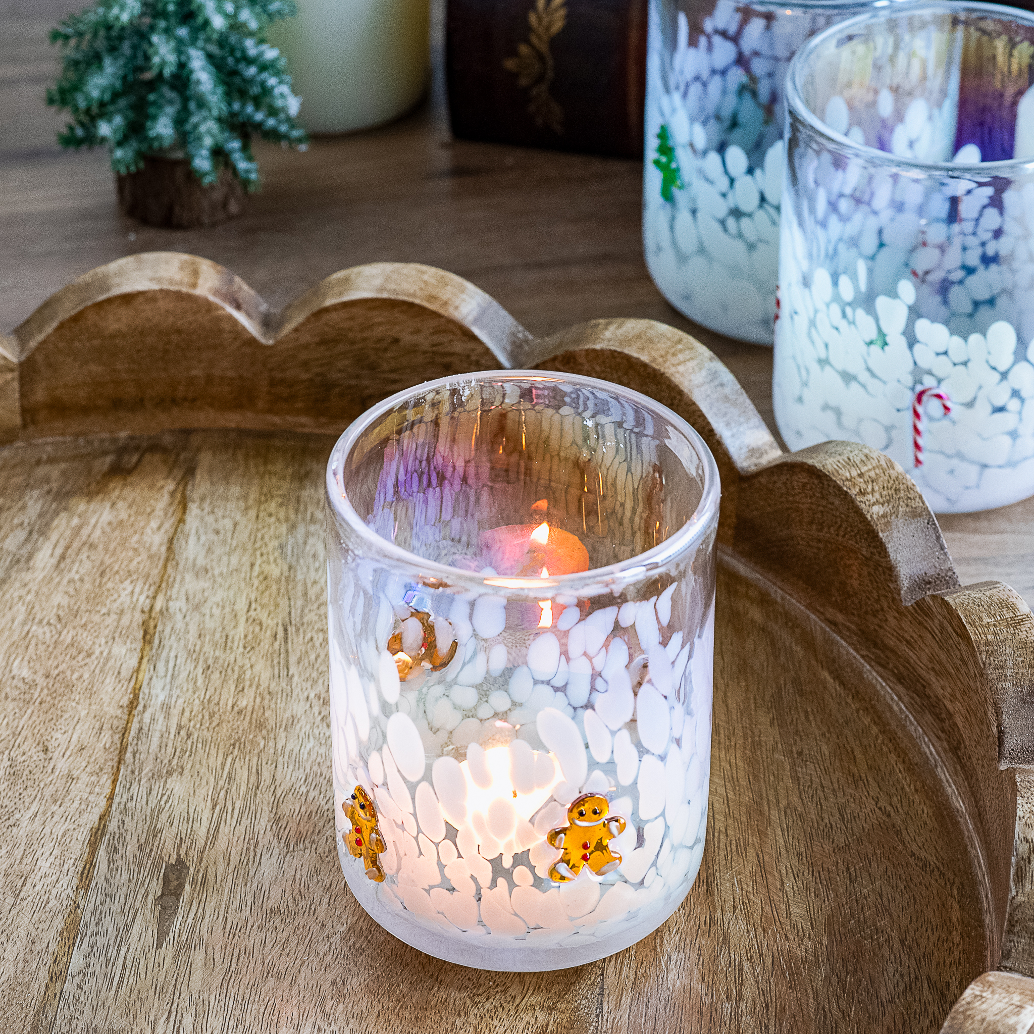 *Inner* 4.7" Gingerbread Drink Glass
