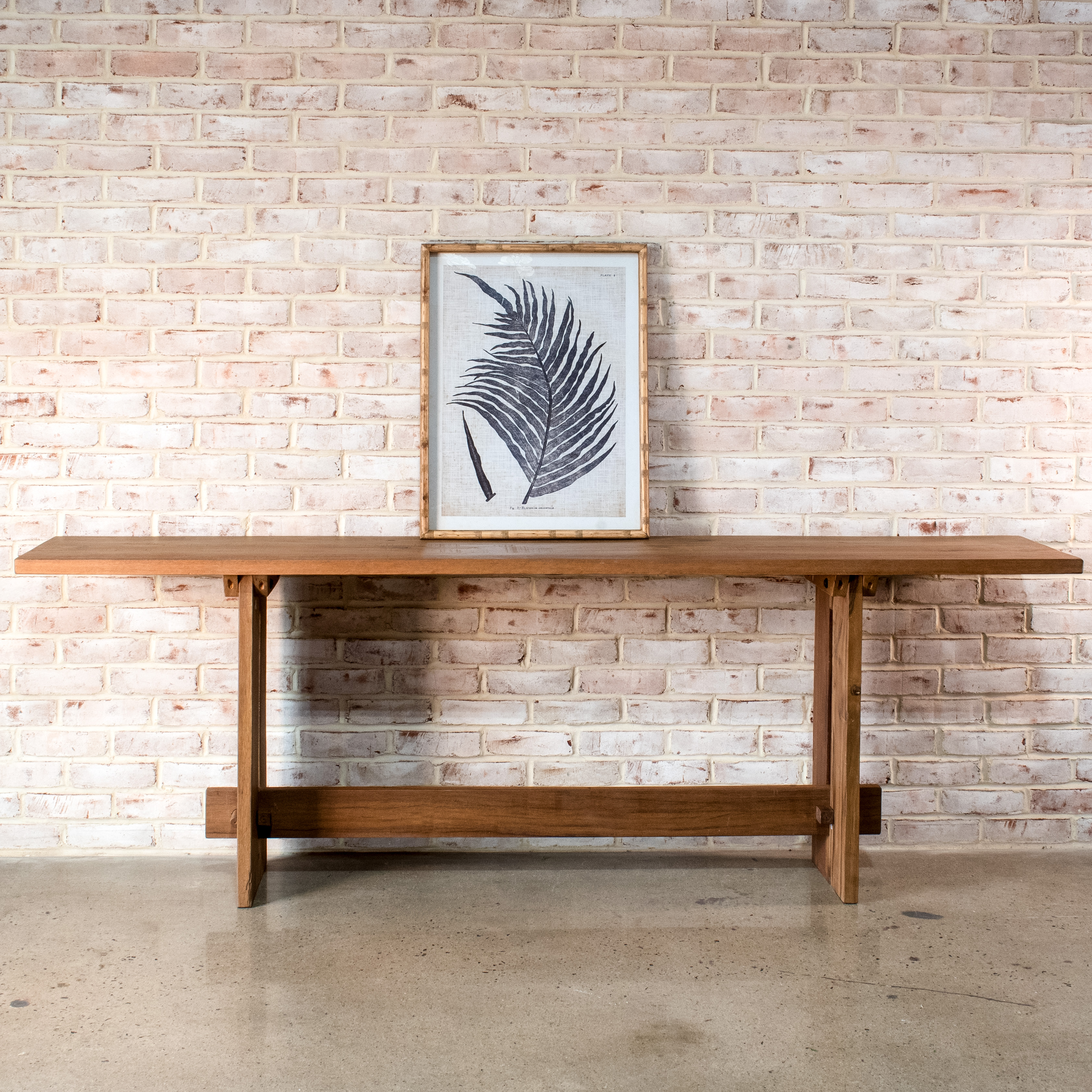 84" Wooden Console Table