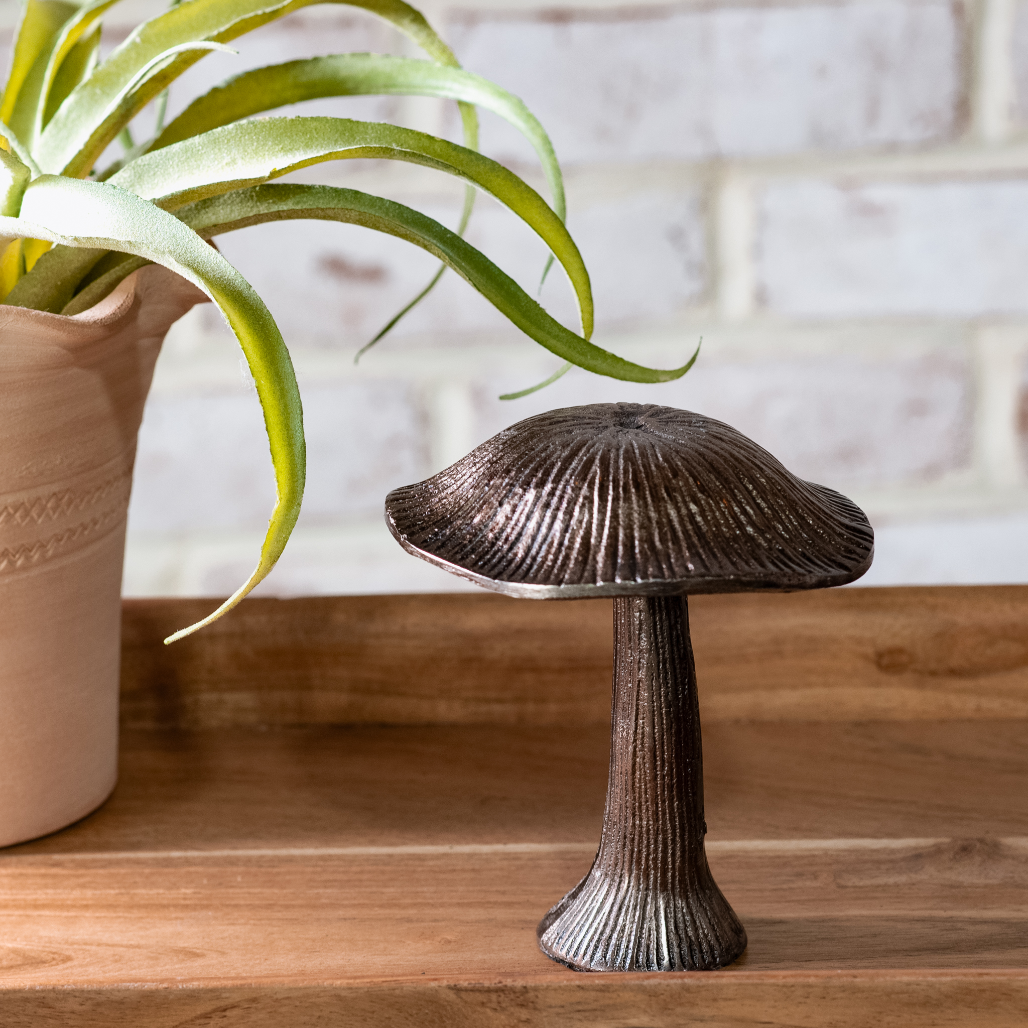 *Inner* 4.7" Ant. Bronze Mushroom