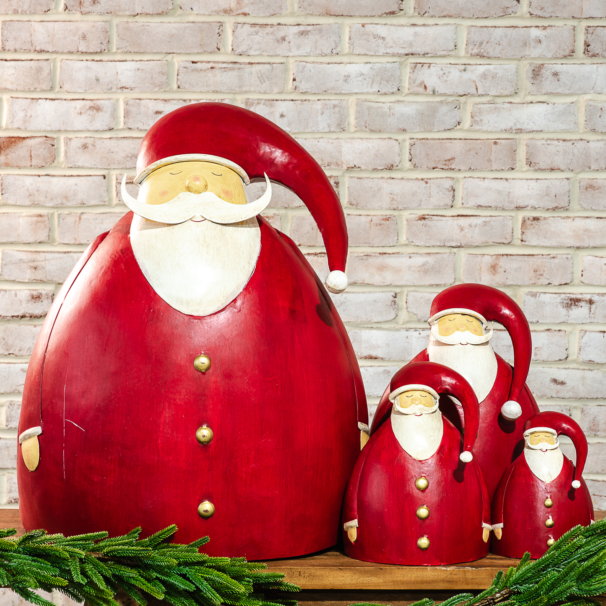 S/4 Whimsical Phat Santa
