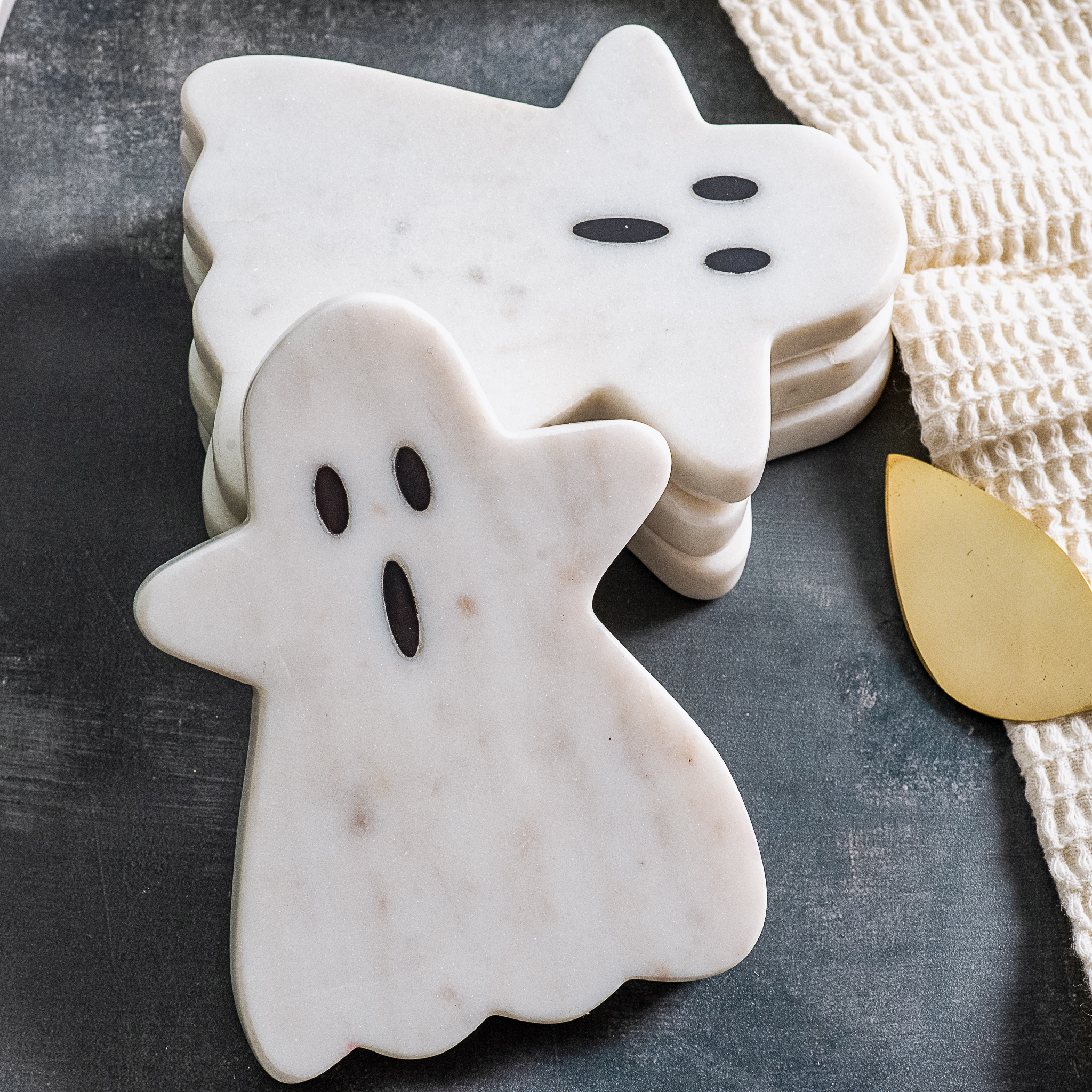 *Inner* S/4 Marble Ghost Coasters